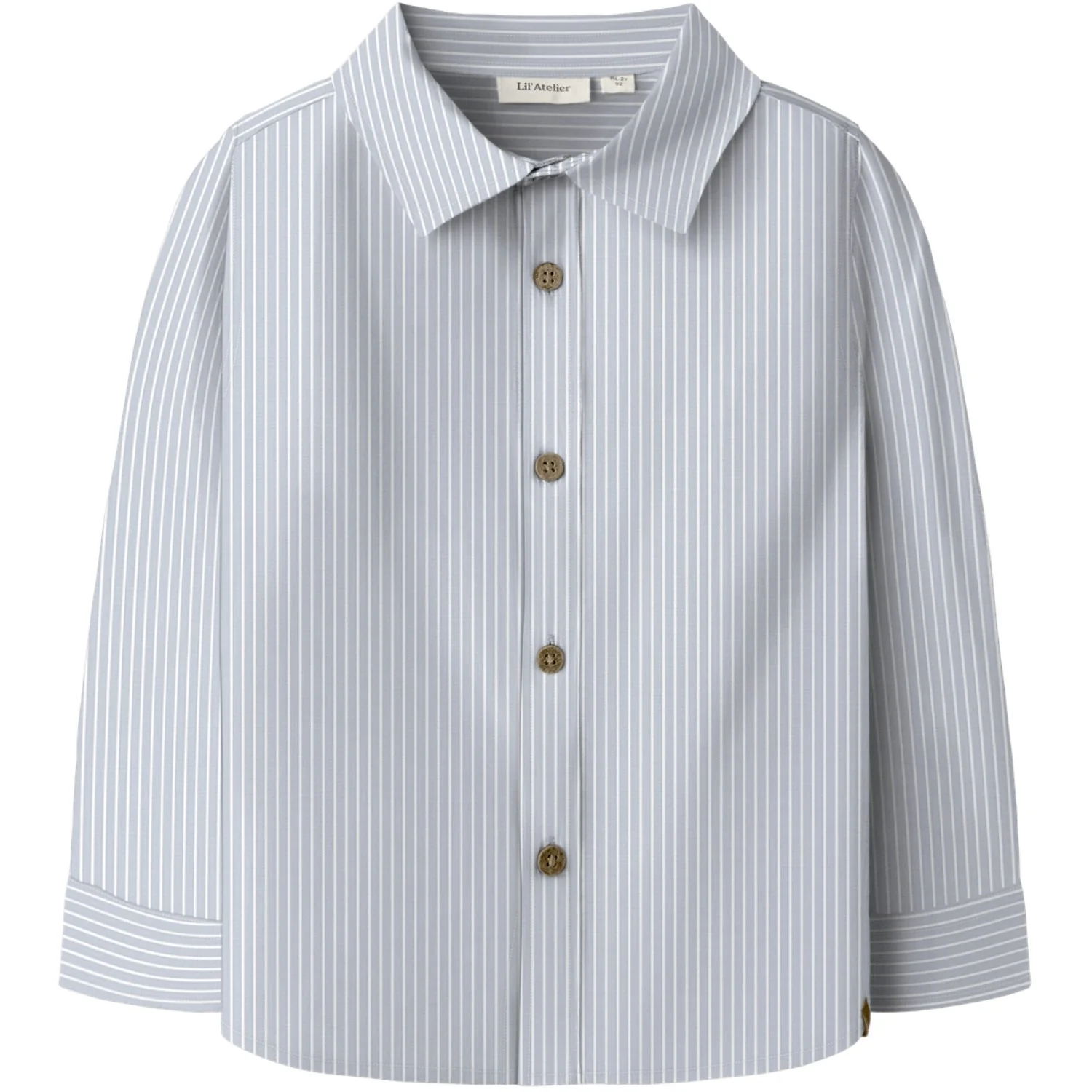 Lil'Atelier Gray Dawn Nmmjesper Ls Shirt Lil