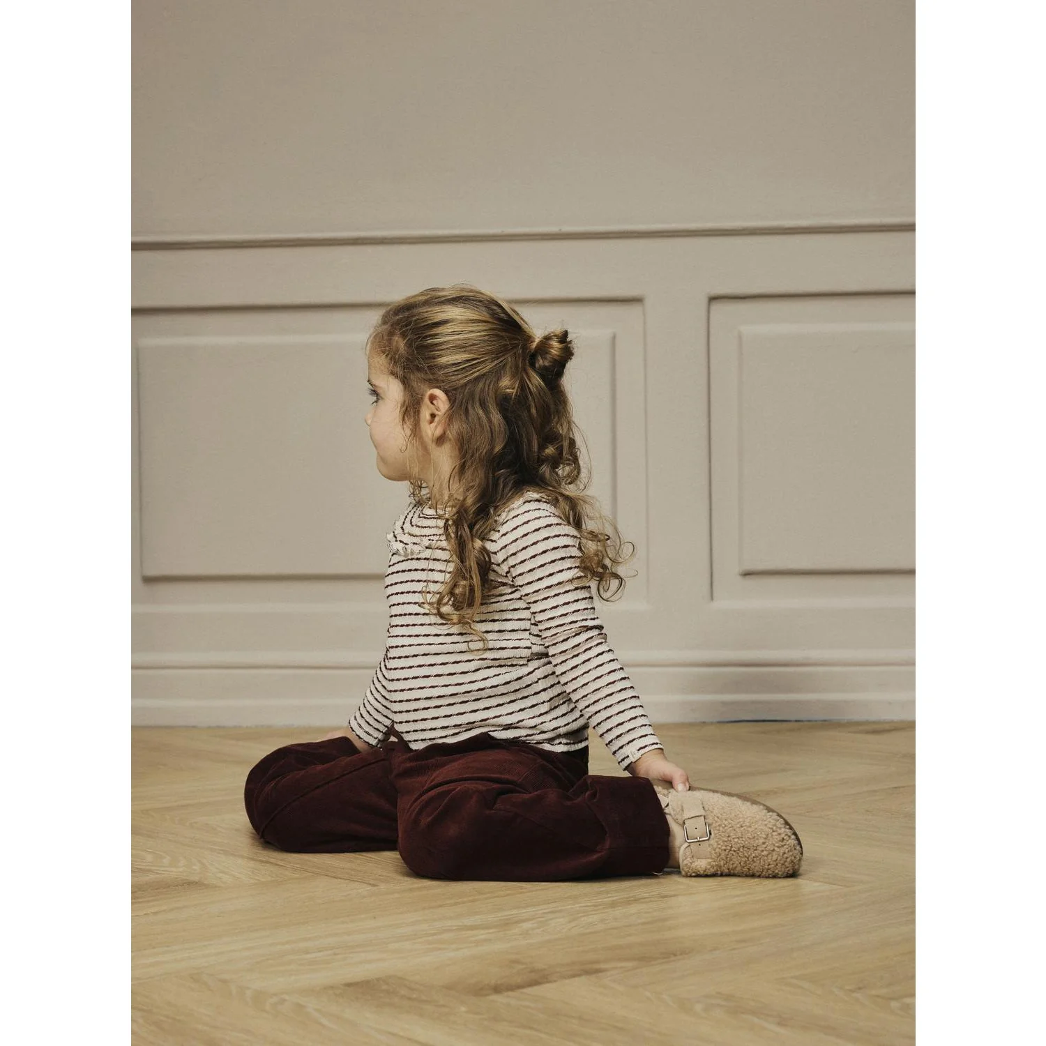 Lil'Atelier Hot Chocolate Nmfobert Cord Wide Pant 4122-Hg Lil - Image 2