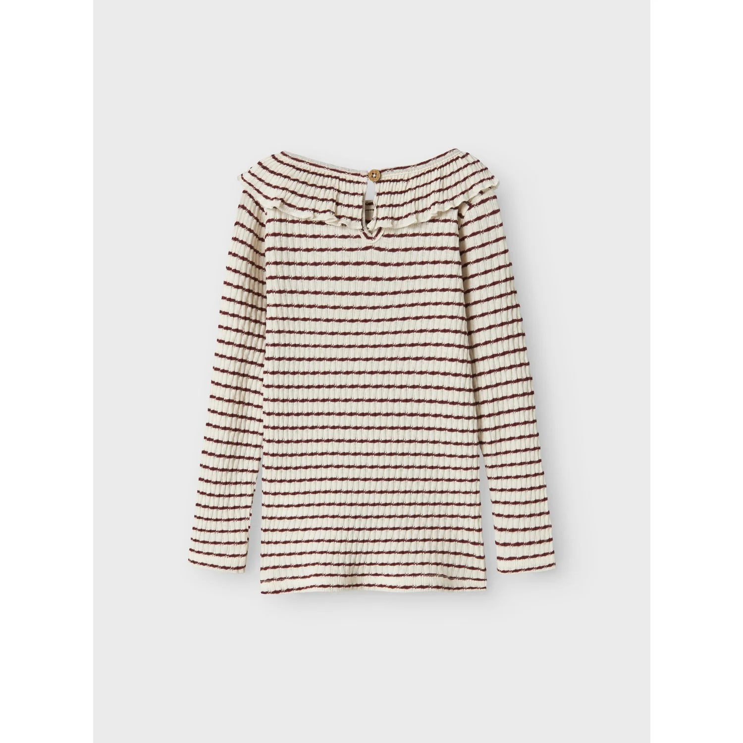 Lil'Atelier Hot Chocolate Nmfosophia Ls Slim Top Lil - Image 4