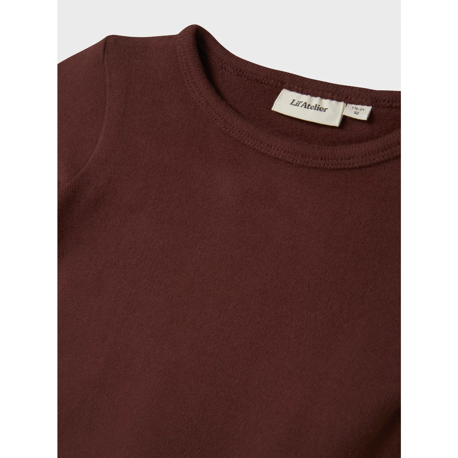 Lil'Atelier Hot Chocolate Nmfthora Hir Ls Slim Top Lil - Image 2