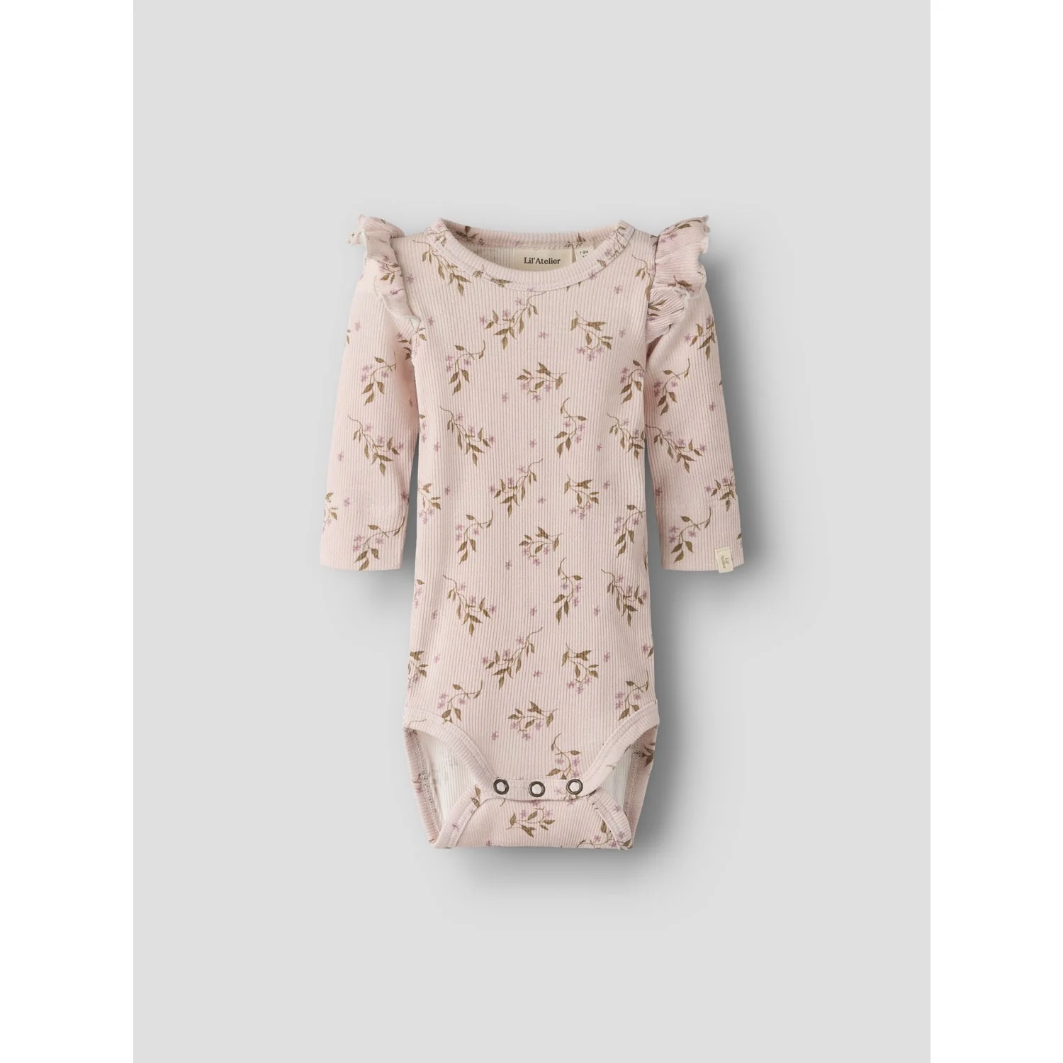 Lil'Atelier Hushed Violet Flowers Nbfgavo Eko Ls Slim Body Lil Noos - Image 2