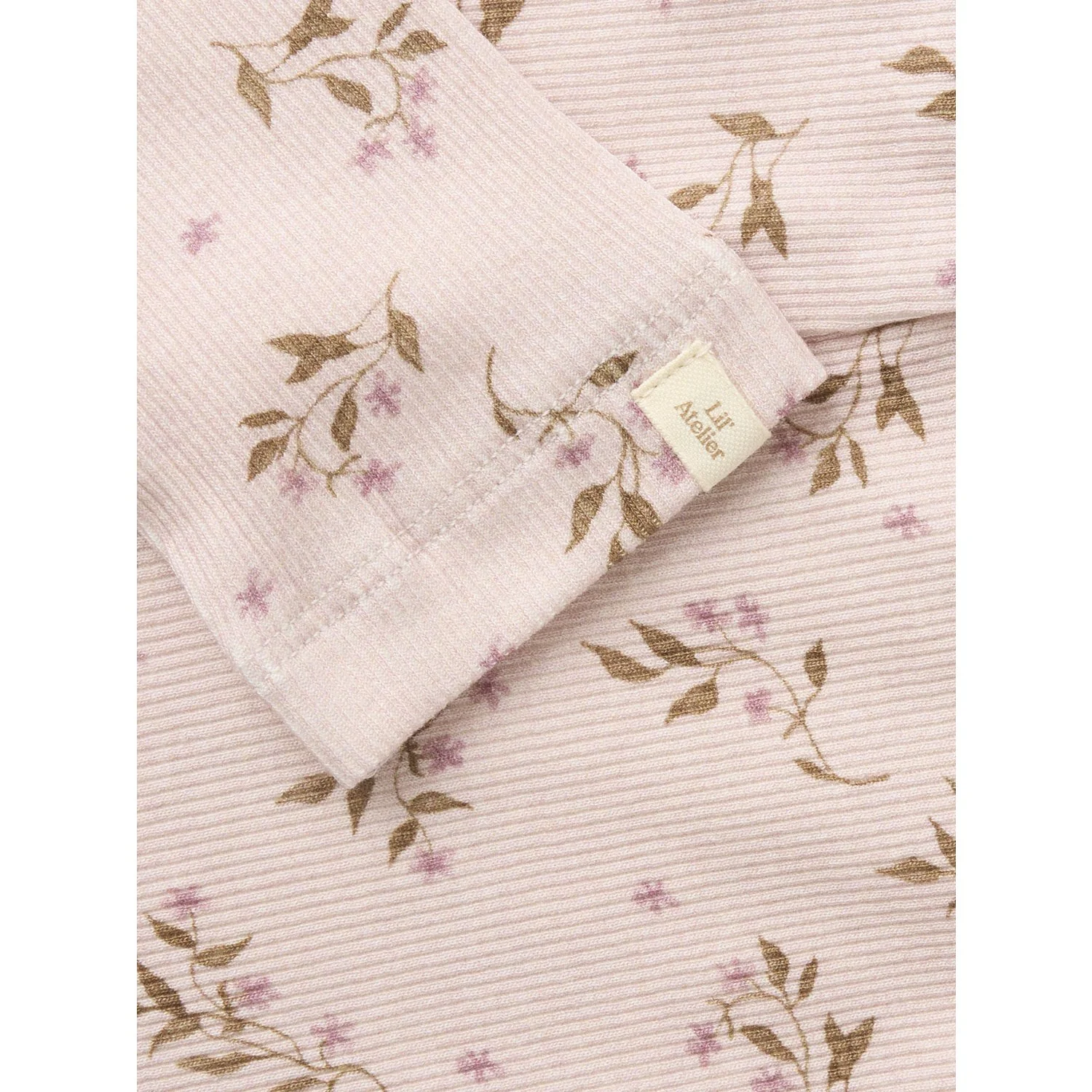 Lil'Atelier Hushed Violet Flowers Nmfgavo Efi Slim Leggings Lil Noos - Image 2