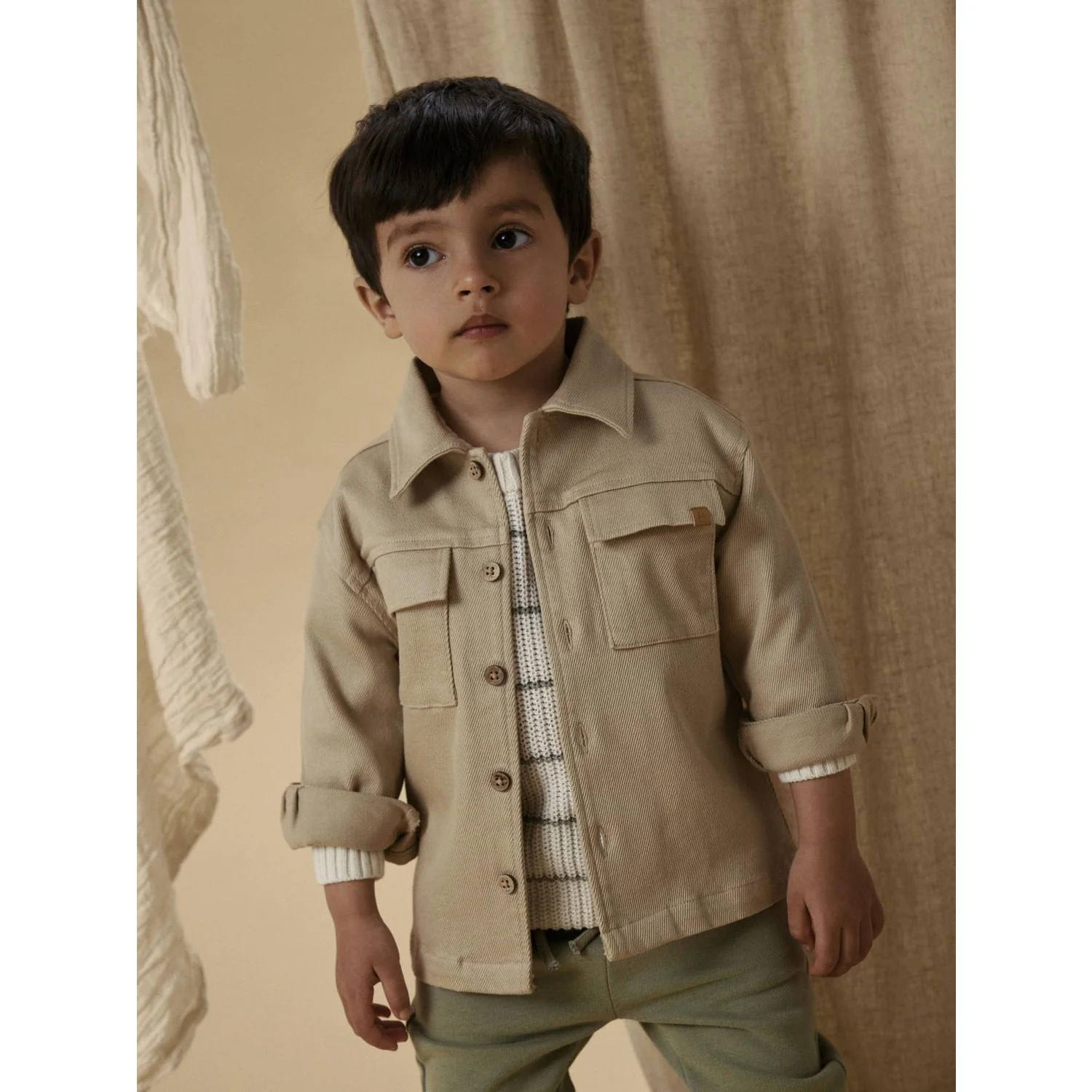 Lil'Atelier Irish Cream Nmmtaru Loose Twill Shirt 1177-Dj Lil - Image 3