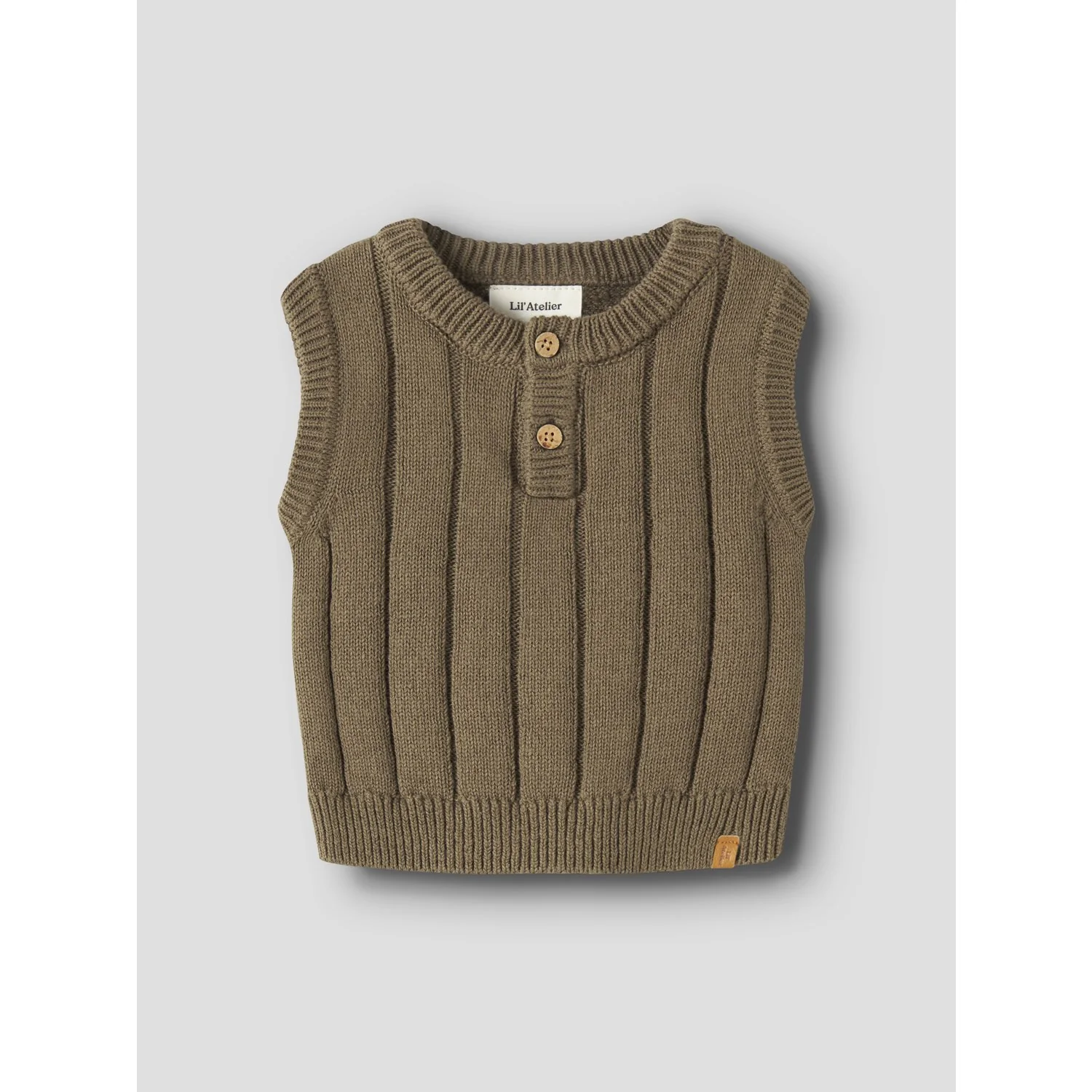 Lil'Atelier Kangaroo Nbmlomon Knit Vest Lil - Image 3