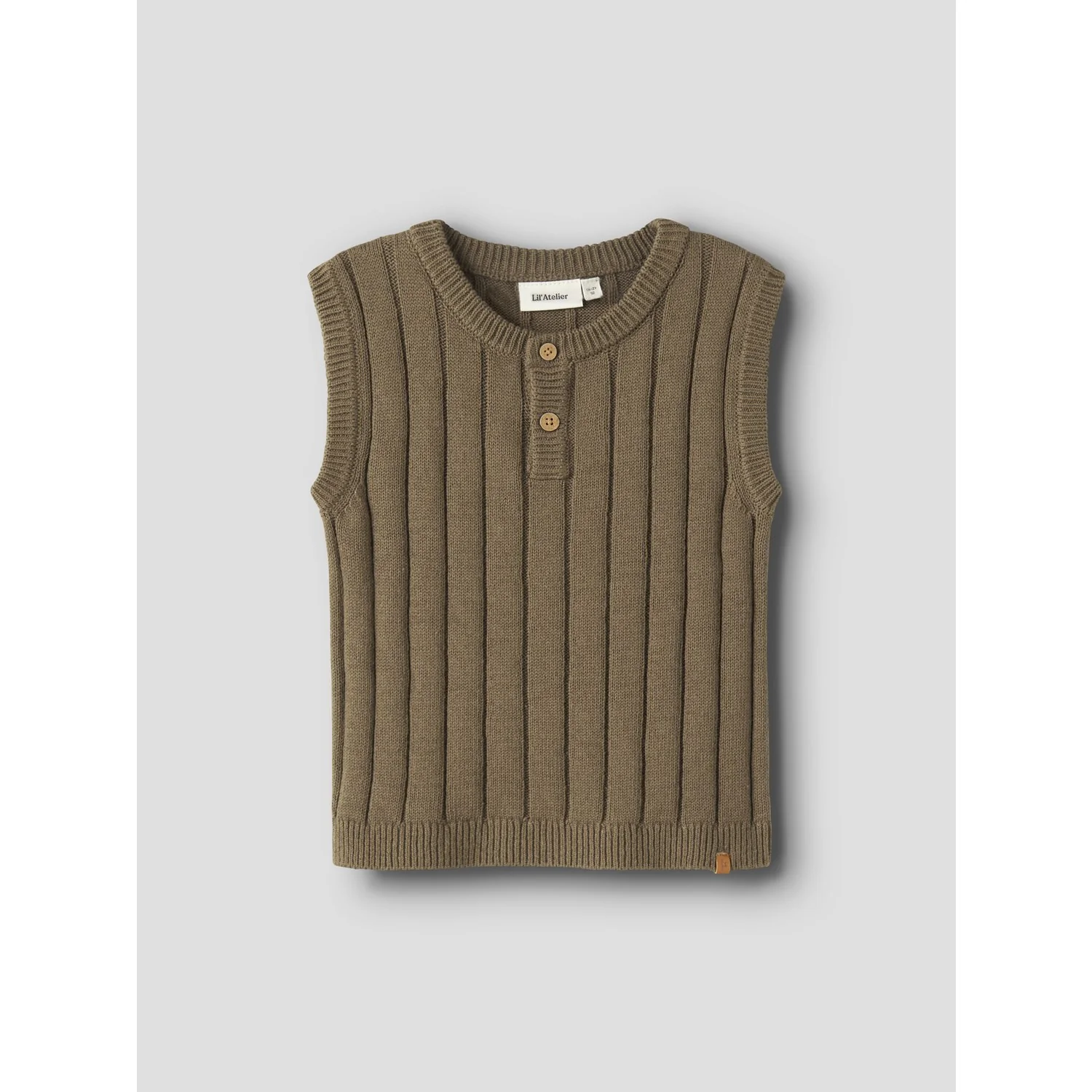 Lil'Atelier Kangaroo Nmmlomon Knit Vest Lil - Image 2