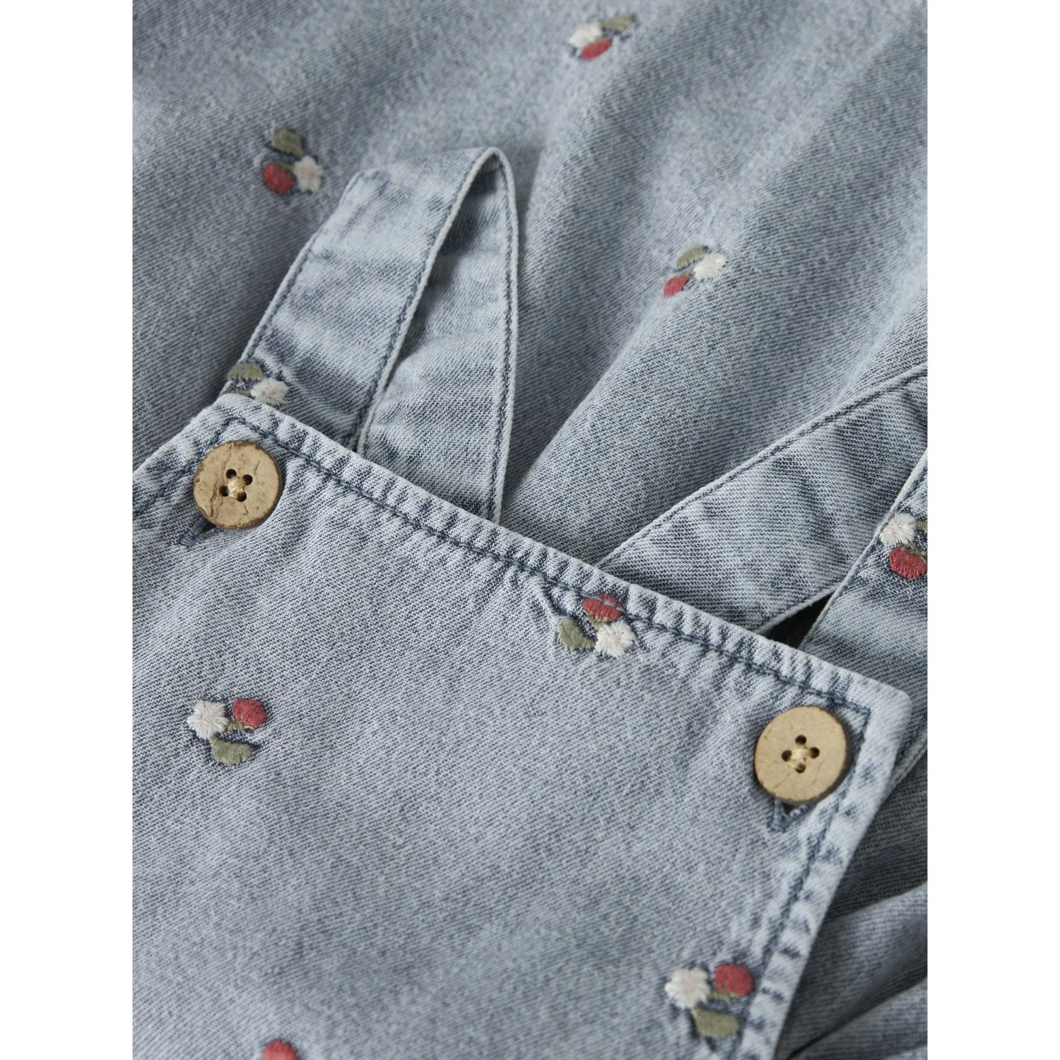 Lil'Atelier Medium Blue Denim Emb Nmffunda Dnm Emb Skirtall 2106-Fd Lil - Image 2
