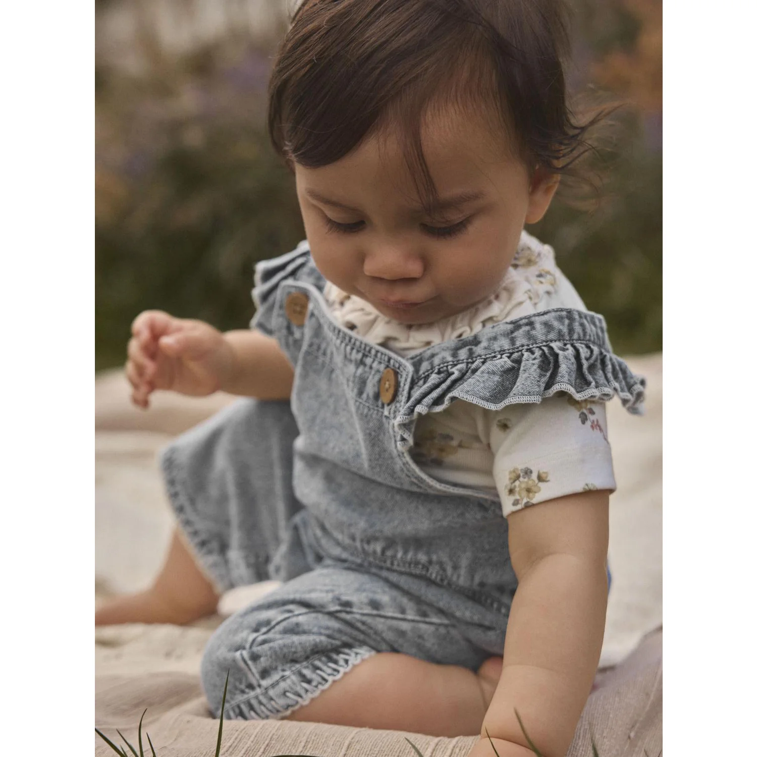 Lil'Atelier Medium Blue Denim Nbffunda Loose Dnm Shortall 5552-Fd Lil - Image 2