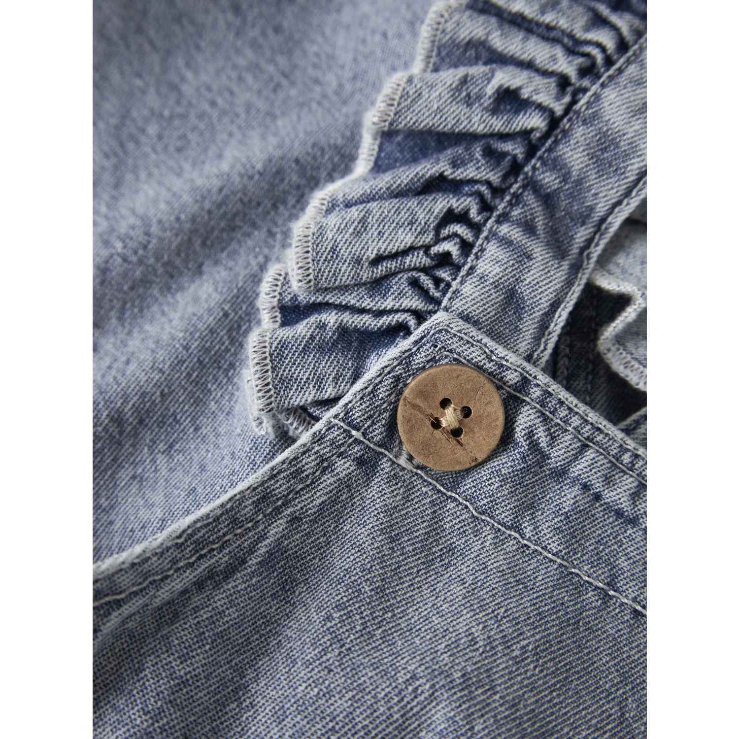 Lil'Atelier Medium Blue Denim Nbffunda Loose Dnm Shortall 5552-Fd Lil - Image 4