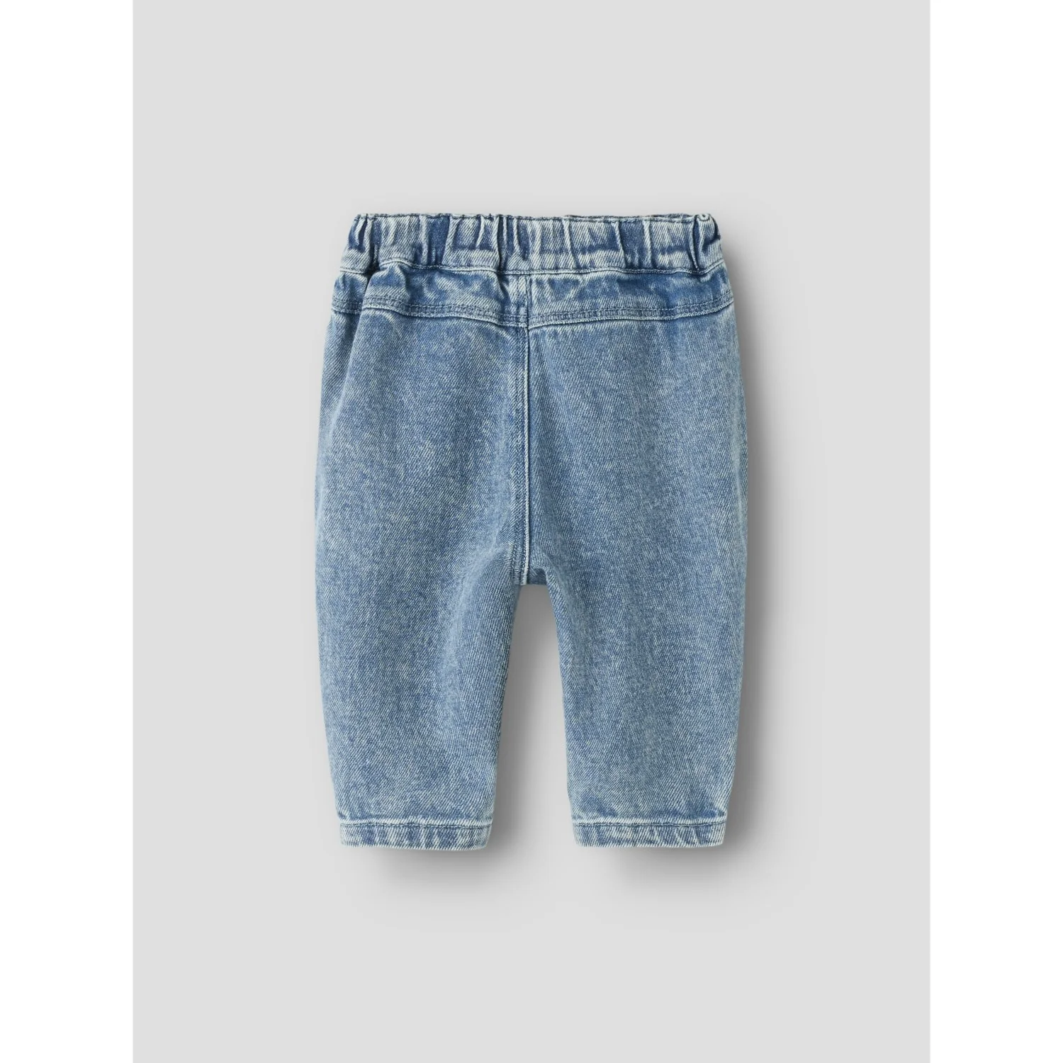 Lil'Atelier Medium Blue Denim Nbflulia Baggy Dnm Jeans 4017-Cj S Lil - Image 3