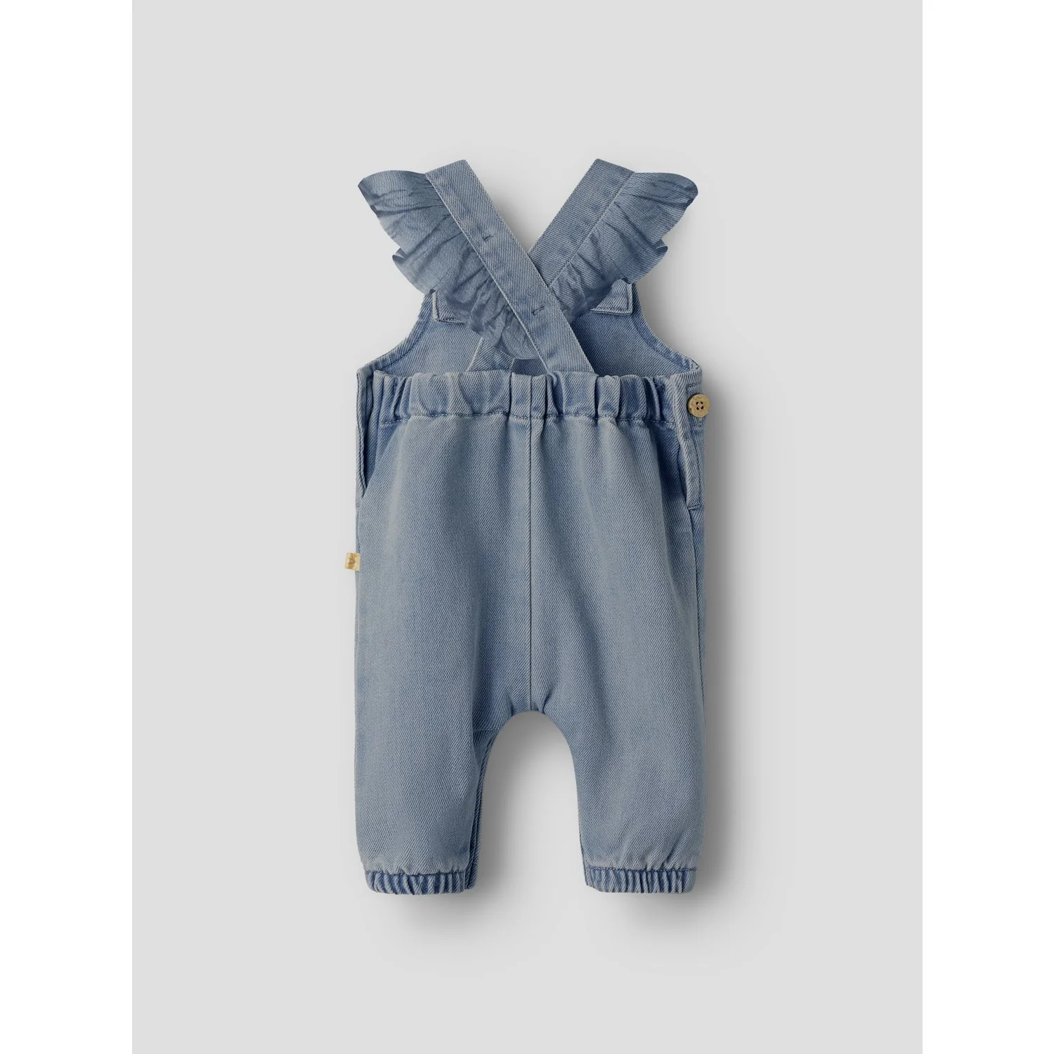 Lil'Atelier Medium Blue Denim Nbflulia Loose Dnm Overall 4017-Cj Lil - Image 2