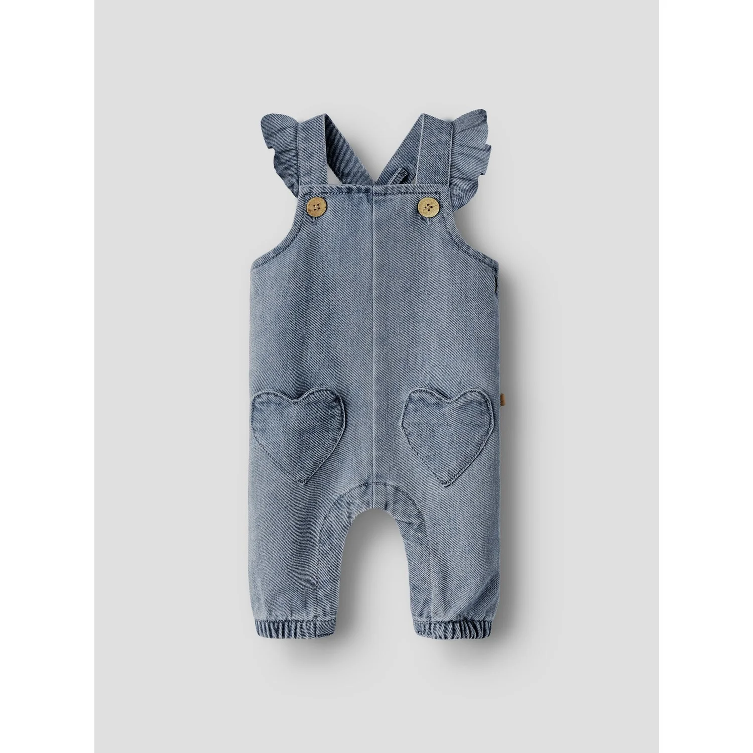 Lil'Atelier Medium Blue Denim Nbflulia Loose Dnm Overall 4017-Cj Lil - Image 3