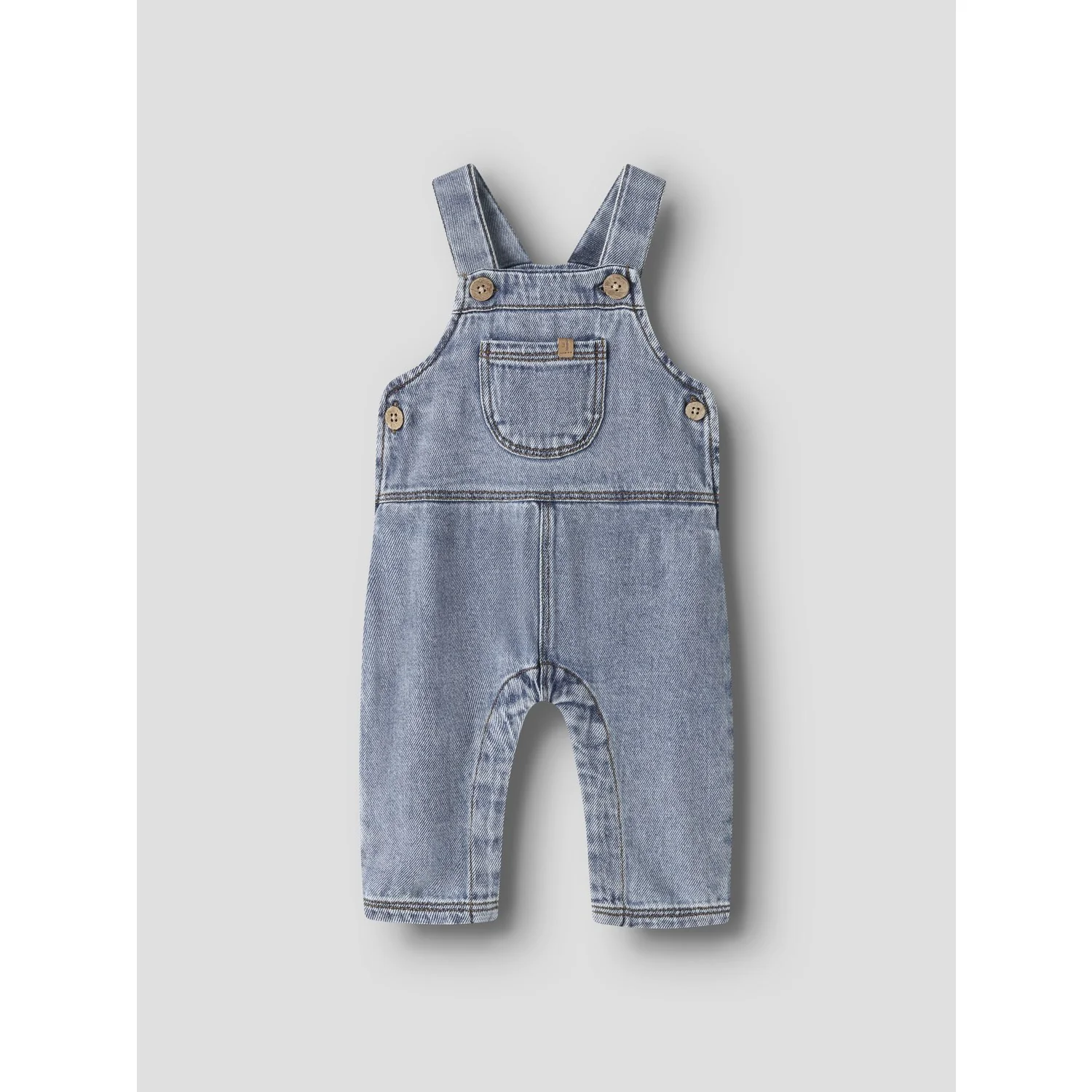 Lil'Atelier Medium Blue Denim Nbmkarole Loose Dnm Overall 2433-Cj Lil - Image 3