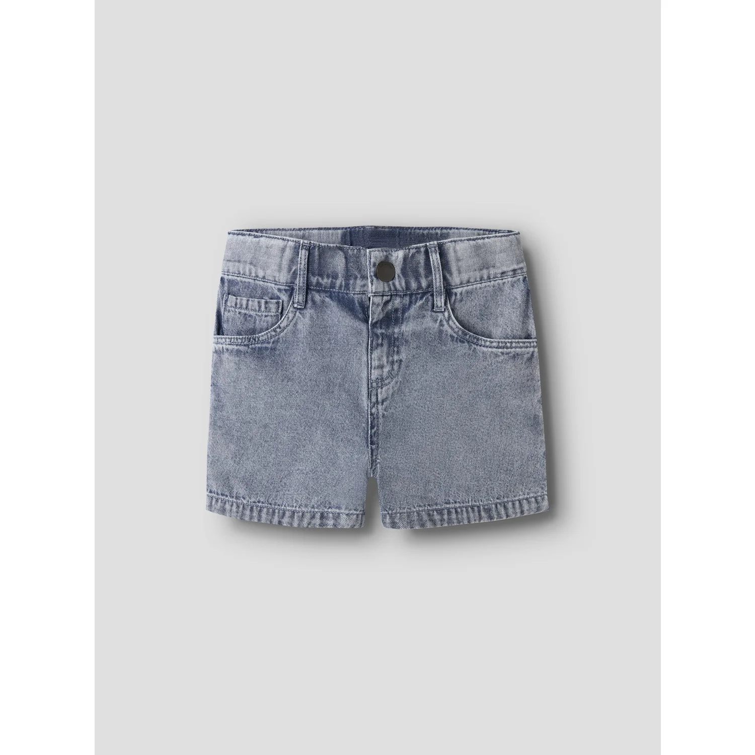 Lil'Atelier Medium Blue Denim Nmmfunda Loose Dnm Shorts 5552-Fd Lil - Image 5