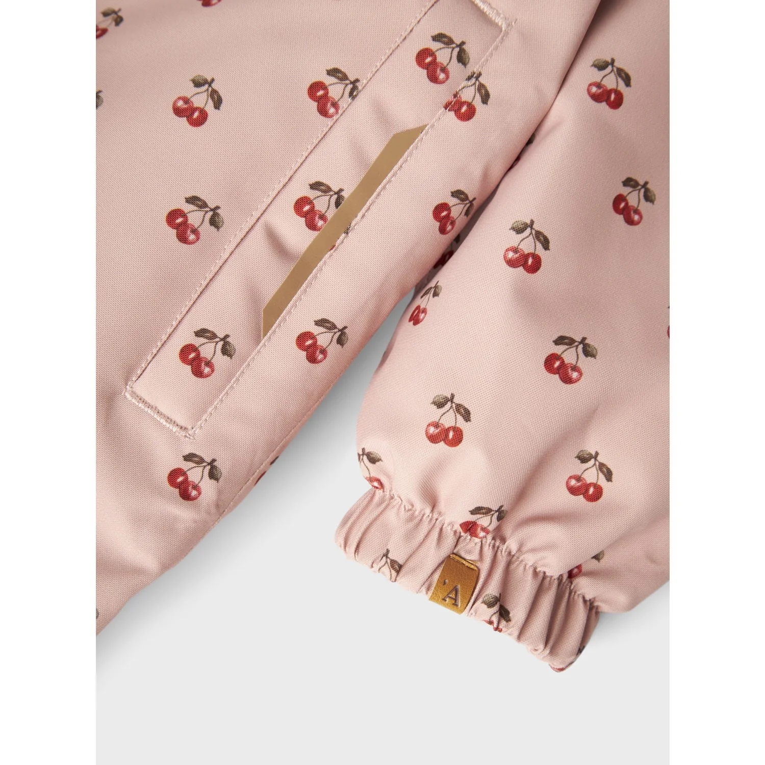 Lil'Atelier Misty Rose Cherry Nmflasnow10 Snowsuit Aop Fo Lil - Image 5