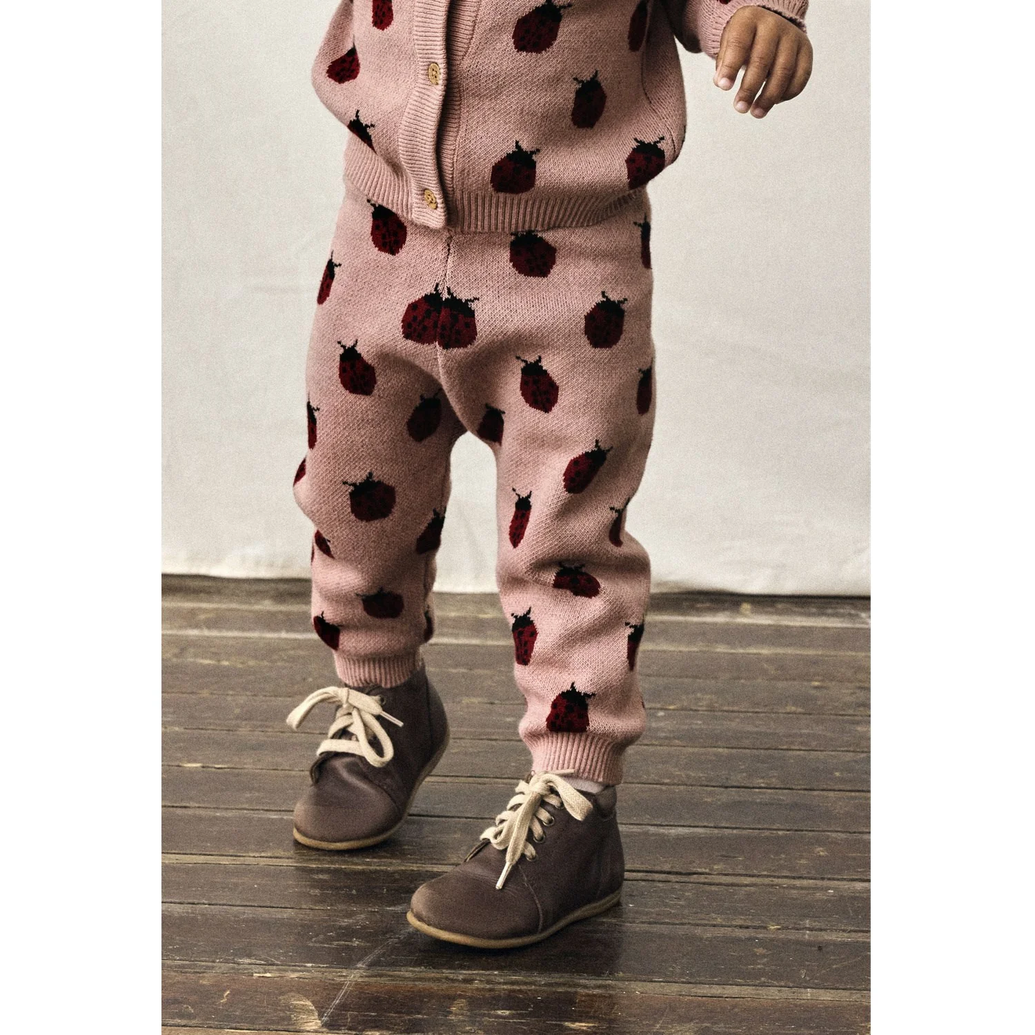 Lil'Atelier Misty Rose Lulio Knit Pants - Image 3