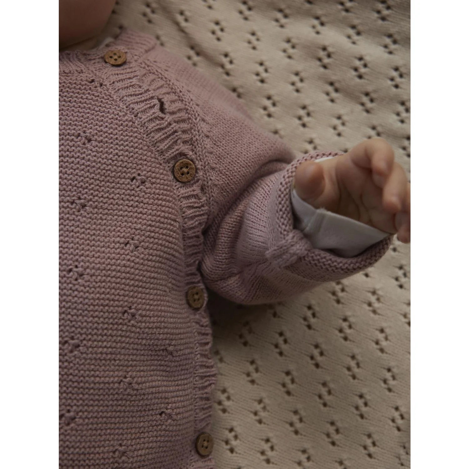 Lil'Atelier Misty Rose Nbflaguna Ls Wrap Knit Lil Noos - Image 3