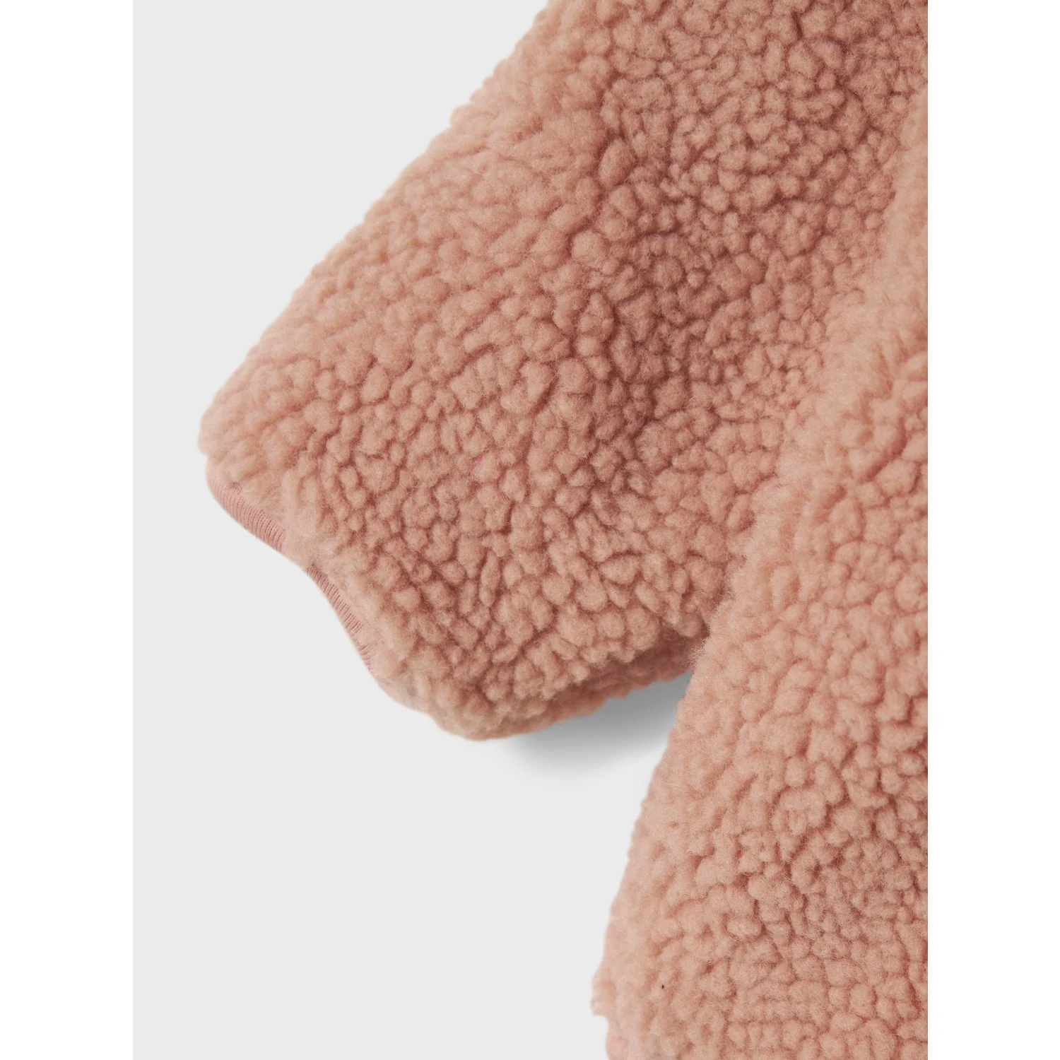 Lil'Atelier Misty Rose Nbnnalo Sherpa Jkt Solid Lil - Image 2