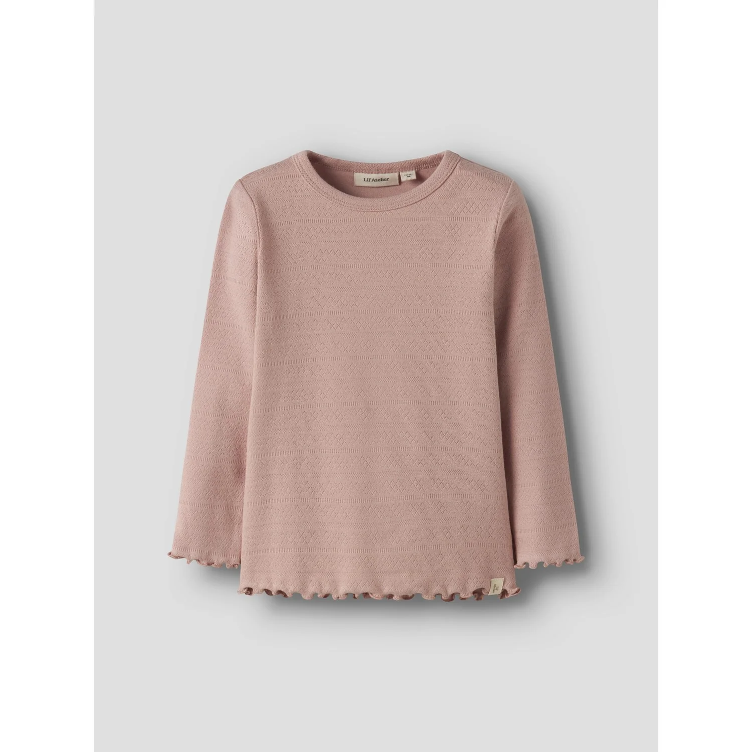 Lil'Atelier Misty Rose Nmfdimia Ls Slim Top Lil - Image 3