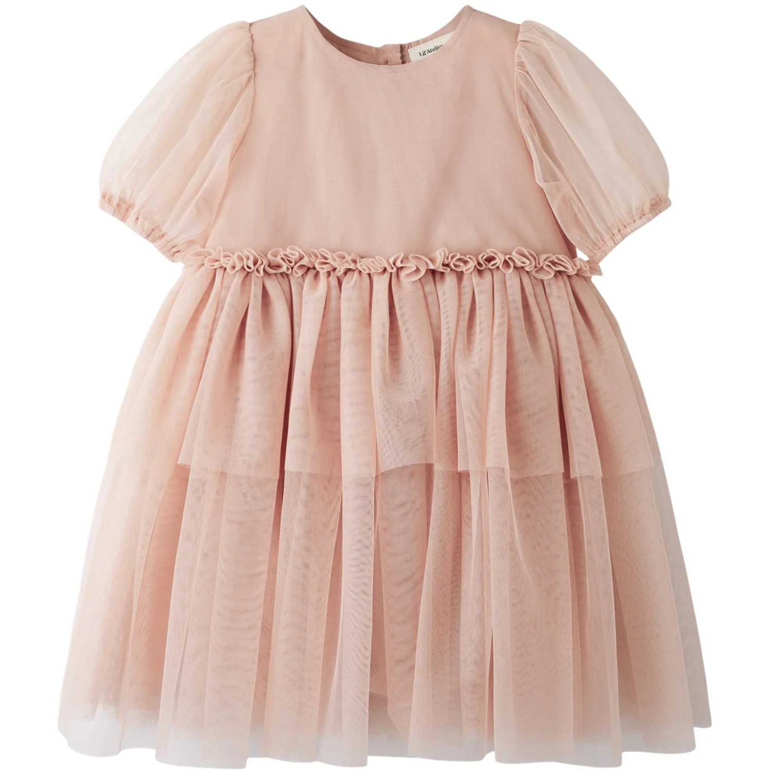 Lil'Atelier Misty Rose Nmfliberty Ss Tulle Dress Lil