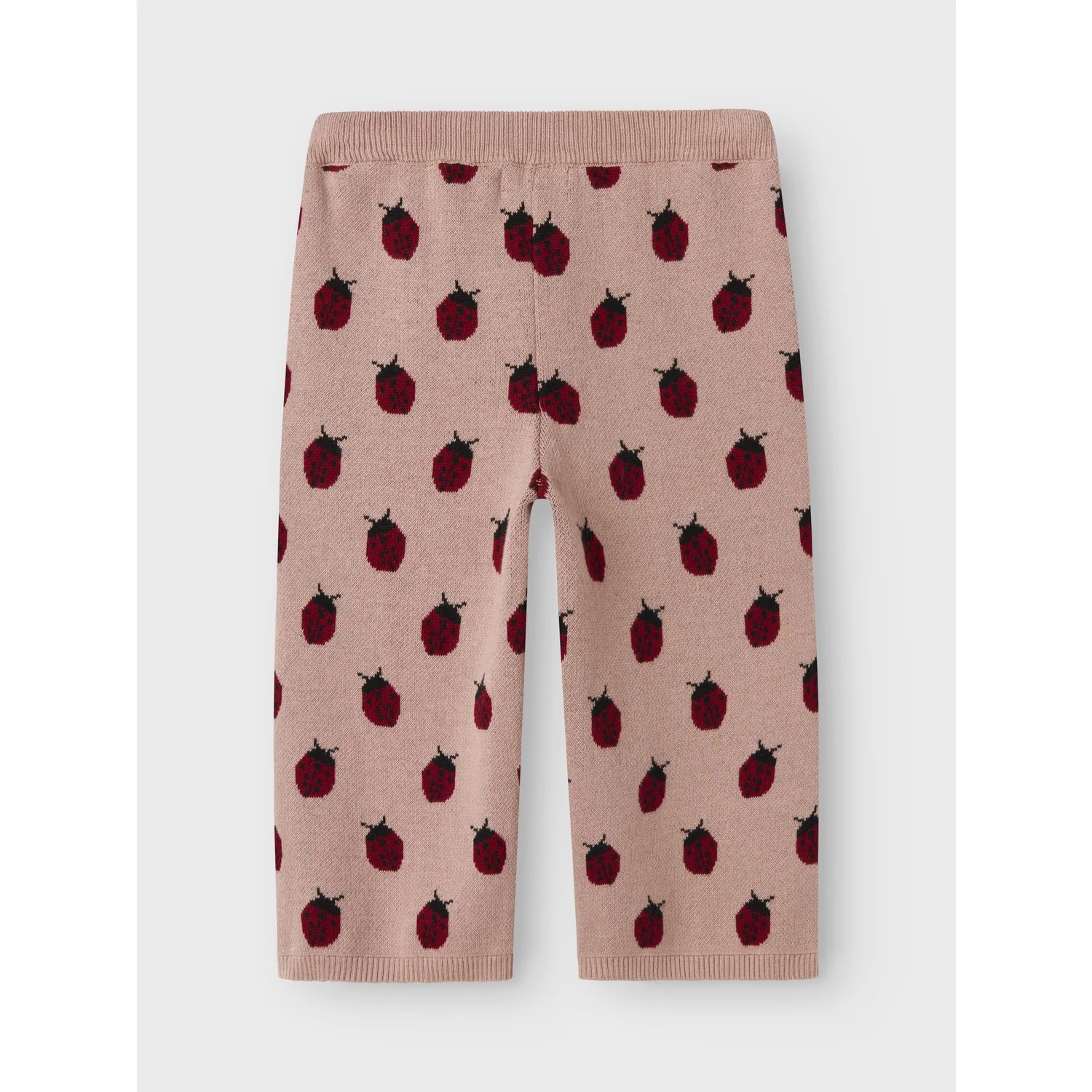 Lil'Atelier Misty Rose Nmflulio Wide Knit Ancle Pants Lil - Image 3