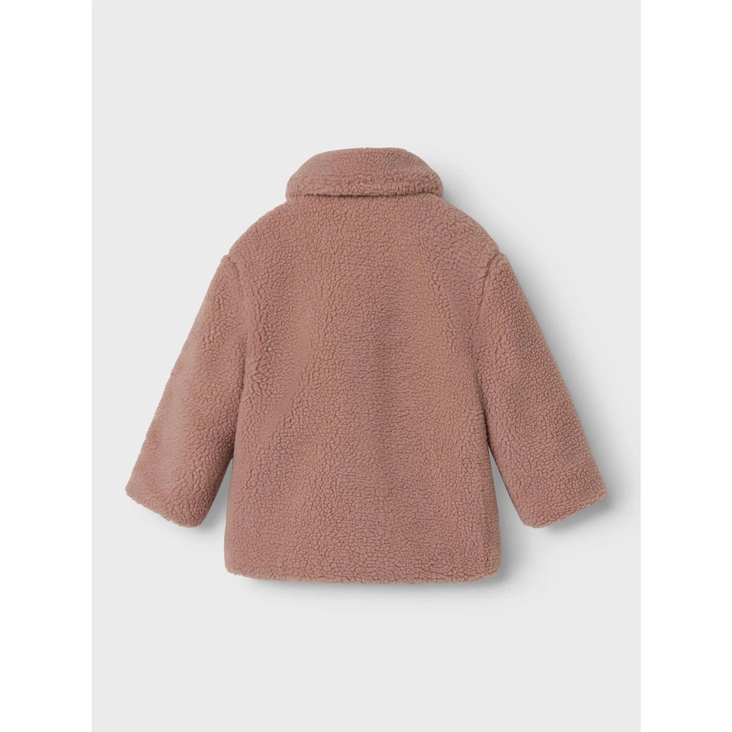 Lil'Atelier Misty Rose Nmnnalo Long Sherpa Jkt Solid Lil - Image 3