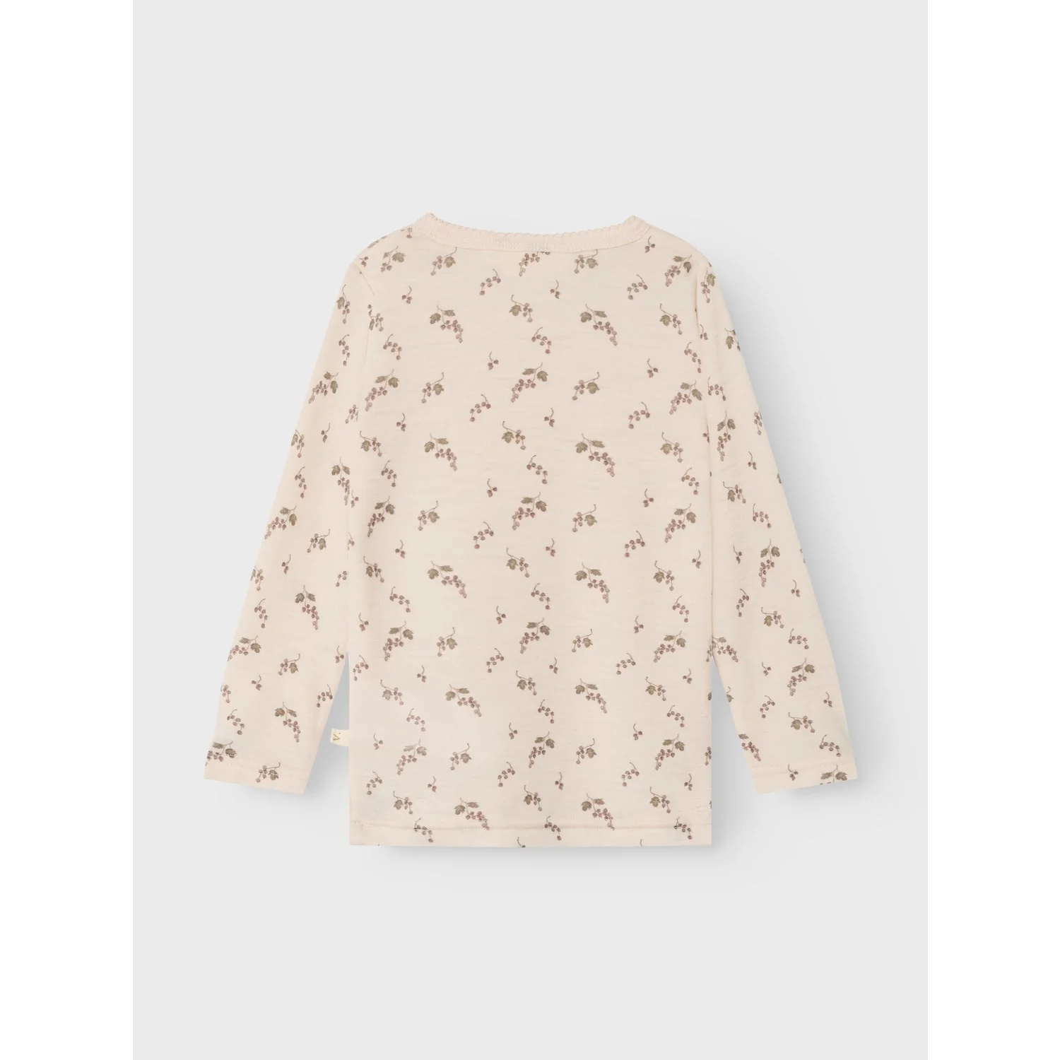 Lil'Atelier Morganite Berry Nmfnoel Nia Wool Ls Slim Top Lil - Image 4