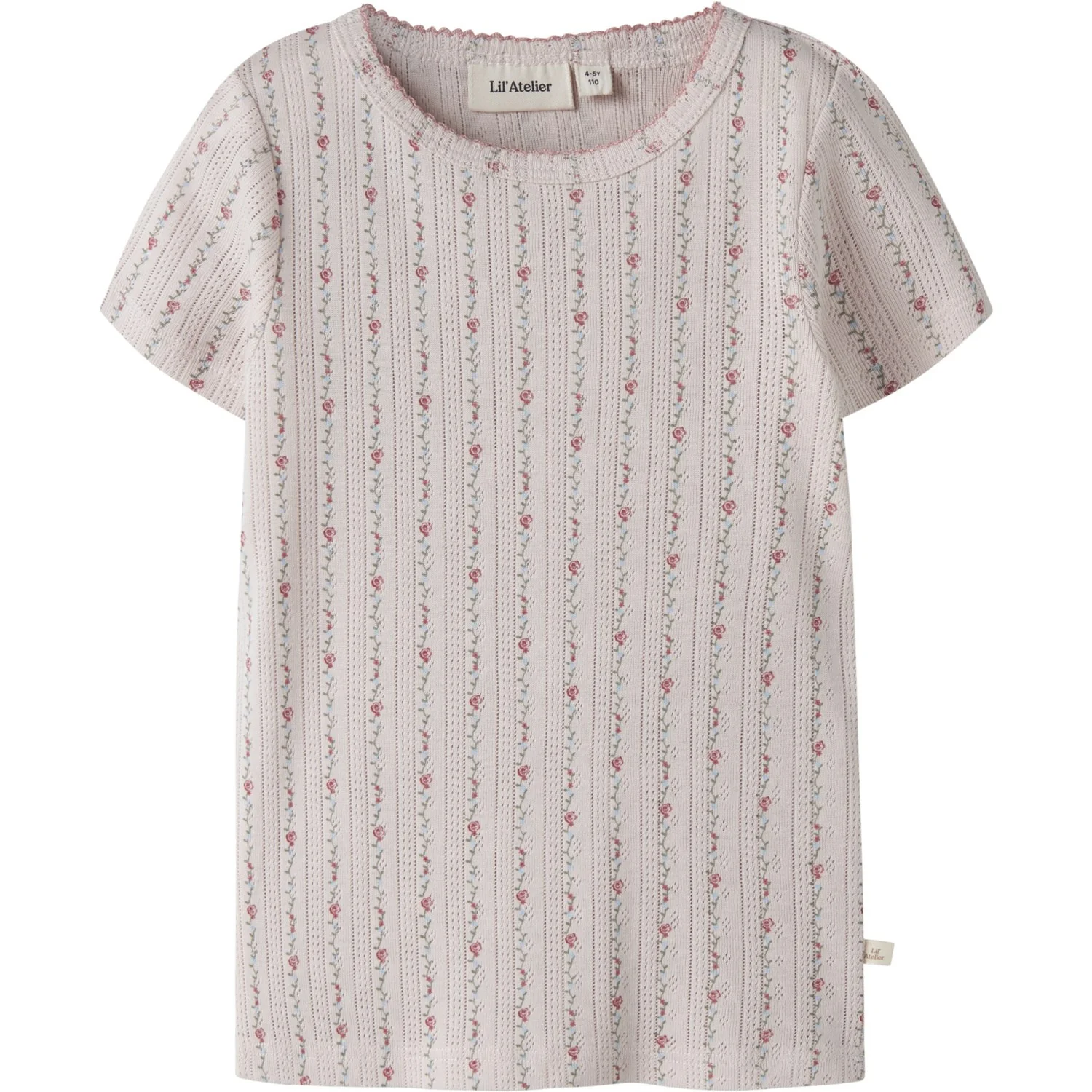 Lil'Atelier Morganite Flower Nmfrachello Dap Ss Slim Top Lil