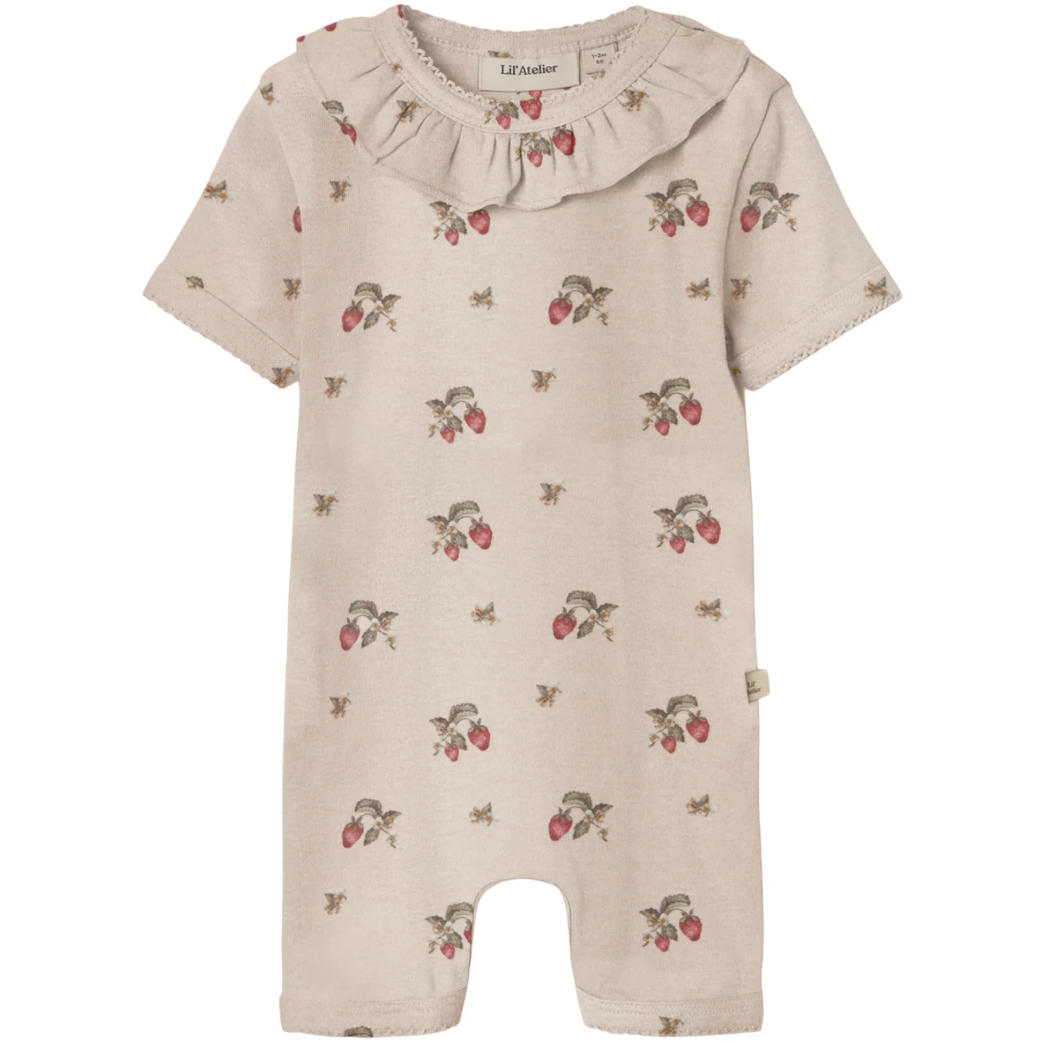 Lil'Atelier Morganite Strawberry Nbfgayo Sik Ss Sunsuit Lil