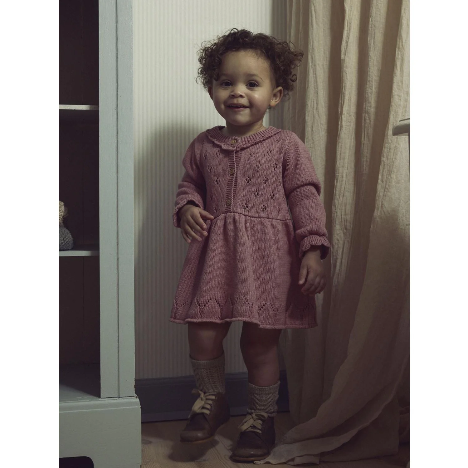 Lil'Atelier Nostalgia Rose Nbframla Lia Ls Knit Dress Lil - Image 2