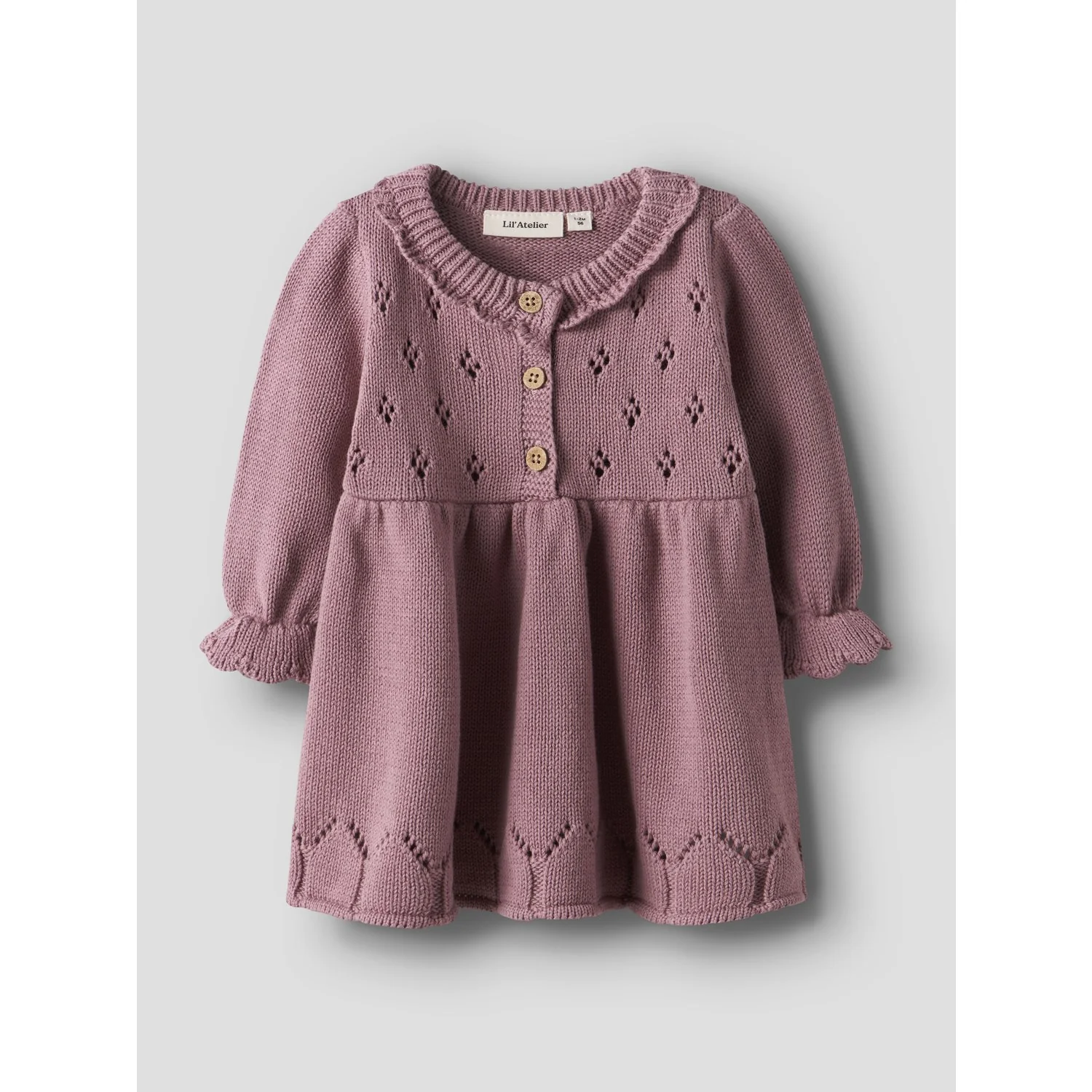 Lil'Atelier Nostalgia Rose Nbframla Lia Ls Knit Dress Lil - Image 4