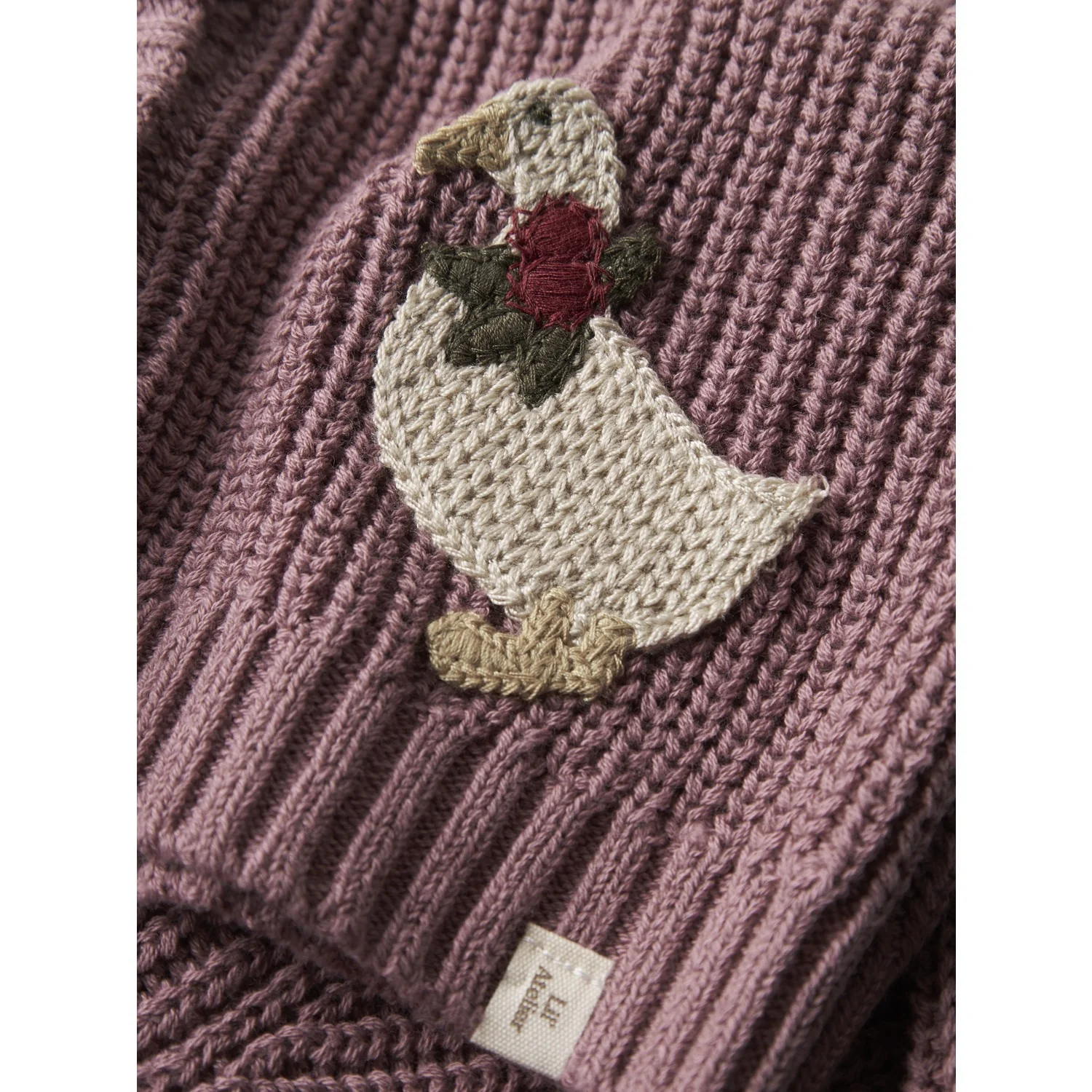 Lil'Atelier Nostalgia Rose Nmfemlen Lak Ls Knit Card Lil - Image 3