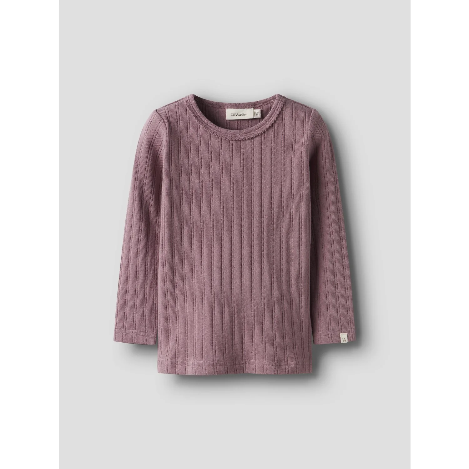 Lil'Atelier Nostalgia Rose Nmfrita Sig Ls Slim Top Lil - Image 3