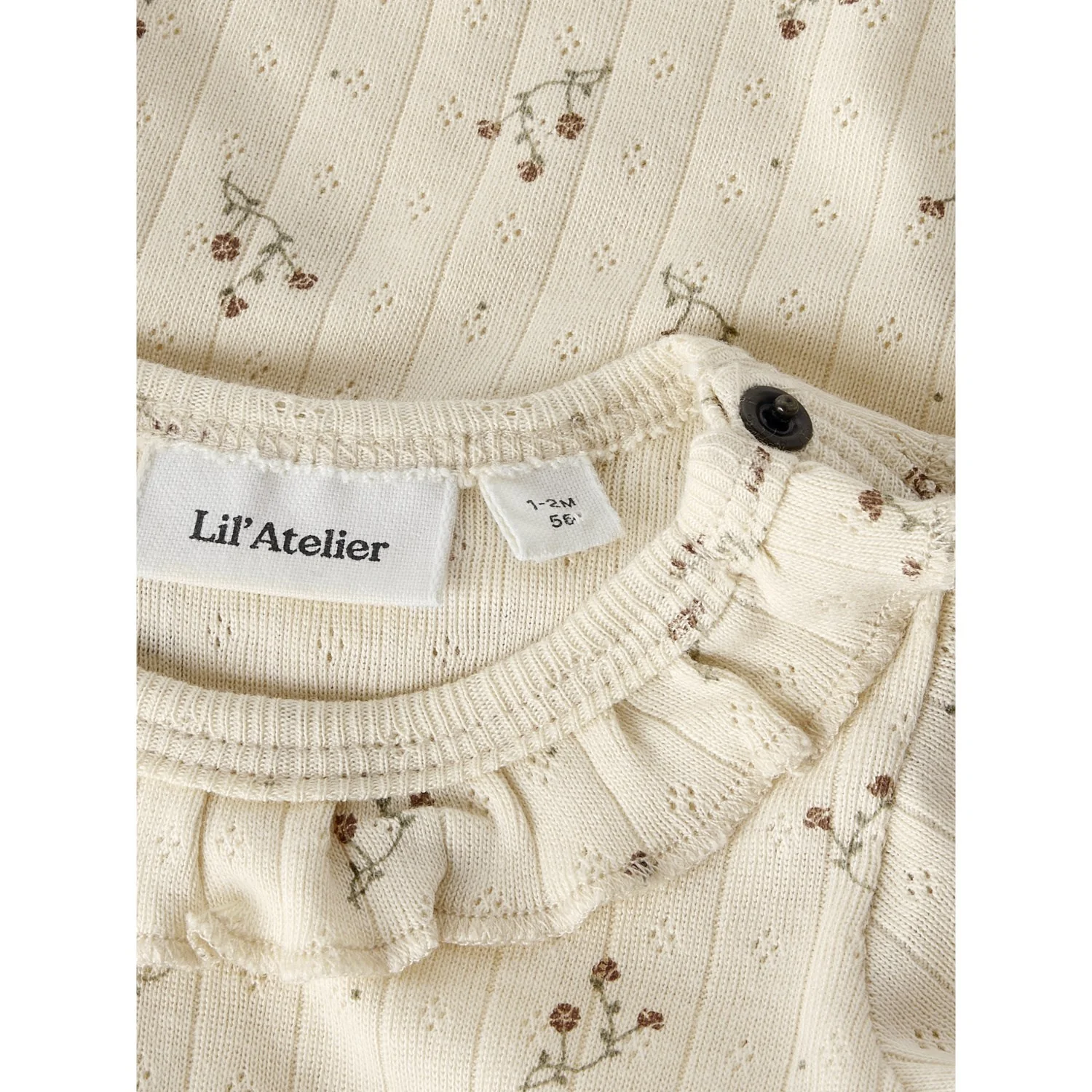 Lil'Atelier Novelle Peach Flower Nbfrachello Ria Ls Slim Body Lil - Image 2