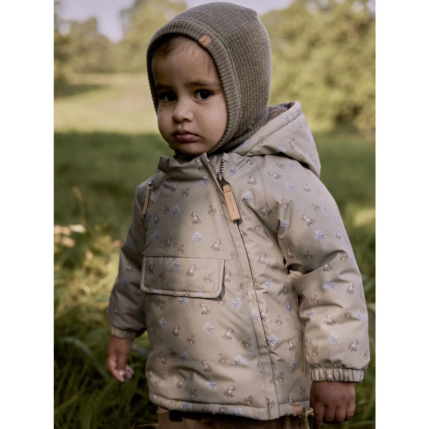 Lil'Atelier Overland Trek Animals Nbmlasnow05 Jkt Aop Fo Lil - Image 3