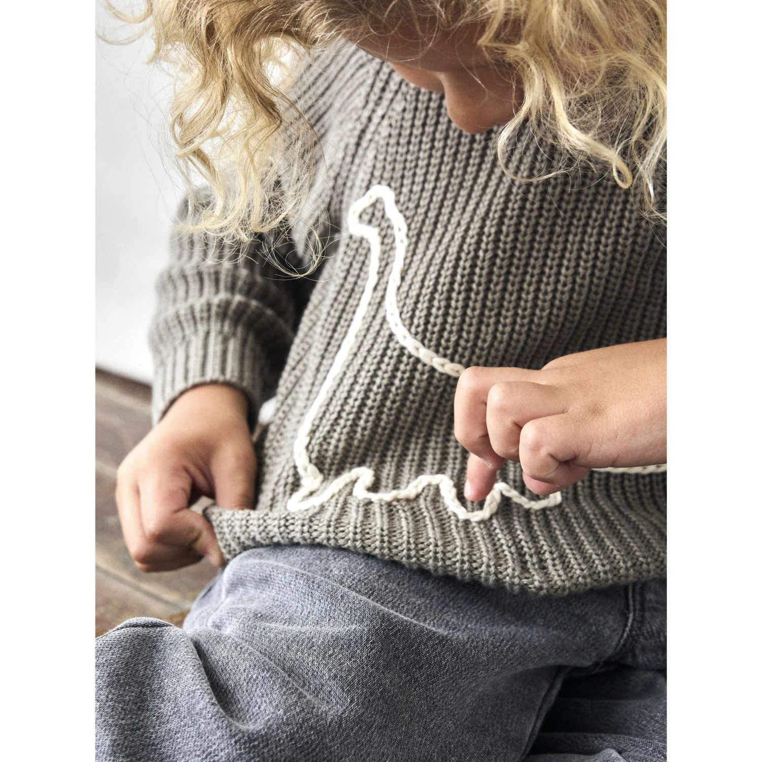 Lil'Atelier Overland Trek Emlen Emb Knit - Image 3