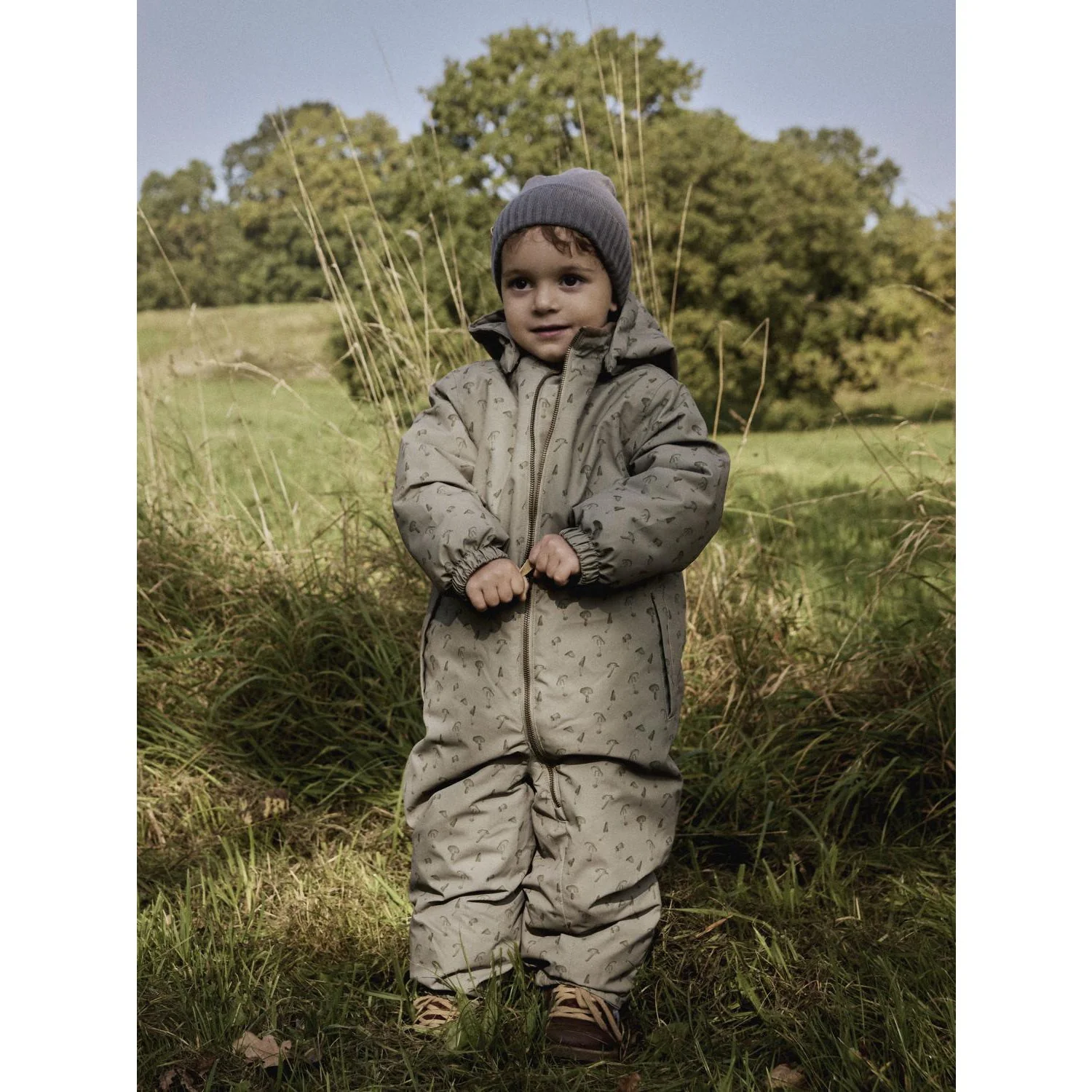 Lil'Atelier Overland Trek Mushroom Nmmlasnow10 Snowsuit Aop Fo Lil - Image 2