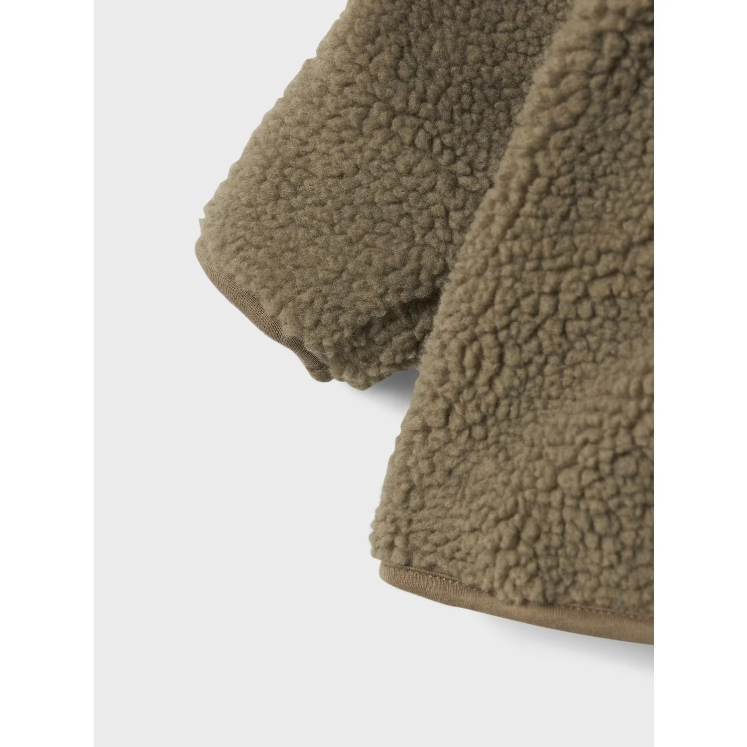 Lil'Atelier Overland Trek Nbnnalo Sherpa Jkt Solid Lil - Image 2