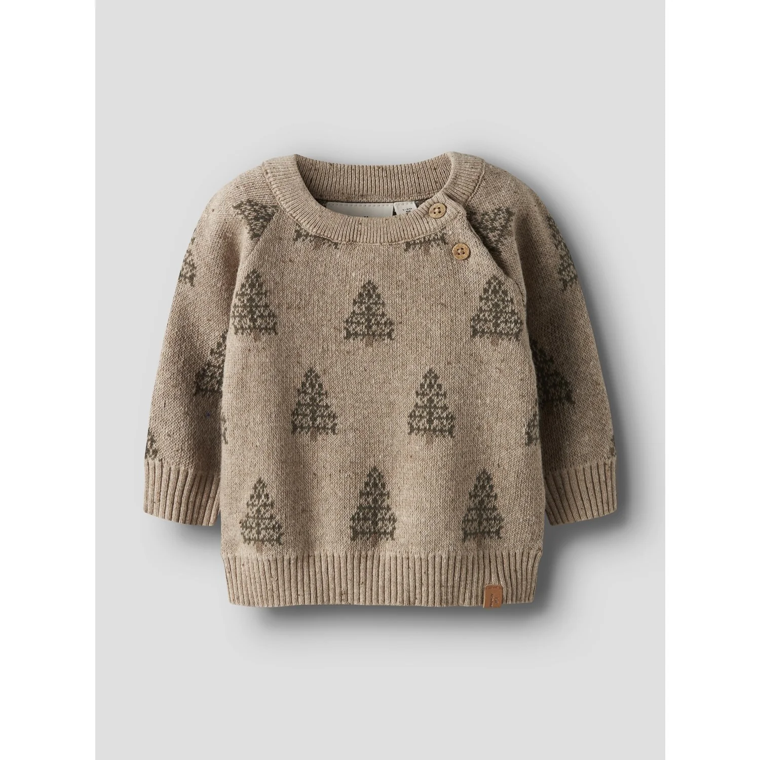 Lil'Atelier Oxford Tan Nbngalto Bob Ls Knit Lil - Image 3