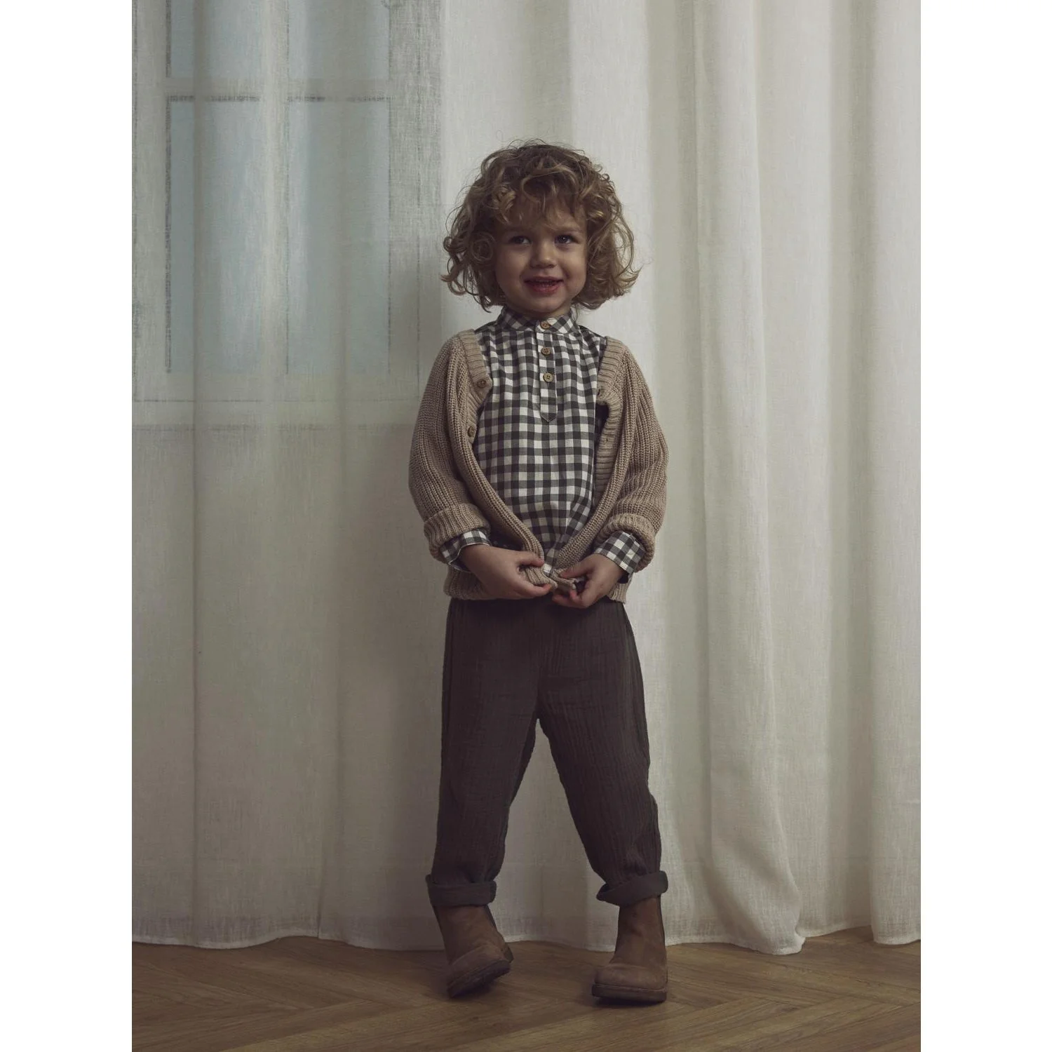 Lil'Atelier Oxford Tan Nmmemlen Lak Ls Knit Card Lil - Image 2