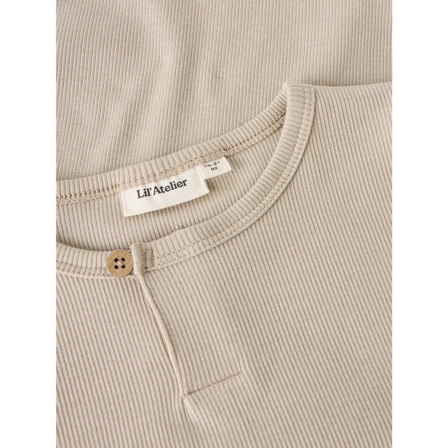 Lil'Atelier Oxford Tan Nmmlago Ls Slim Top Lil - Image 4