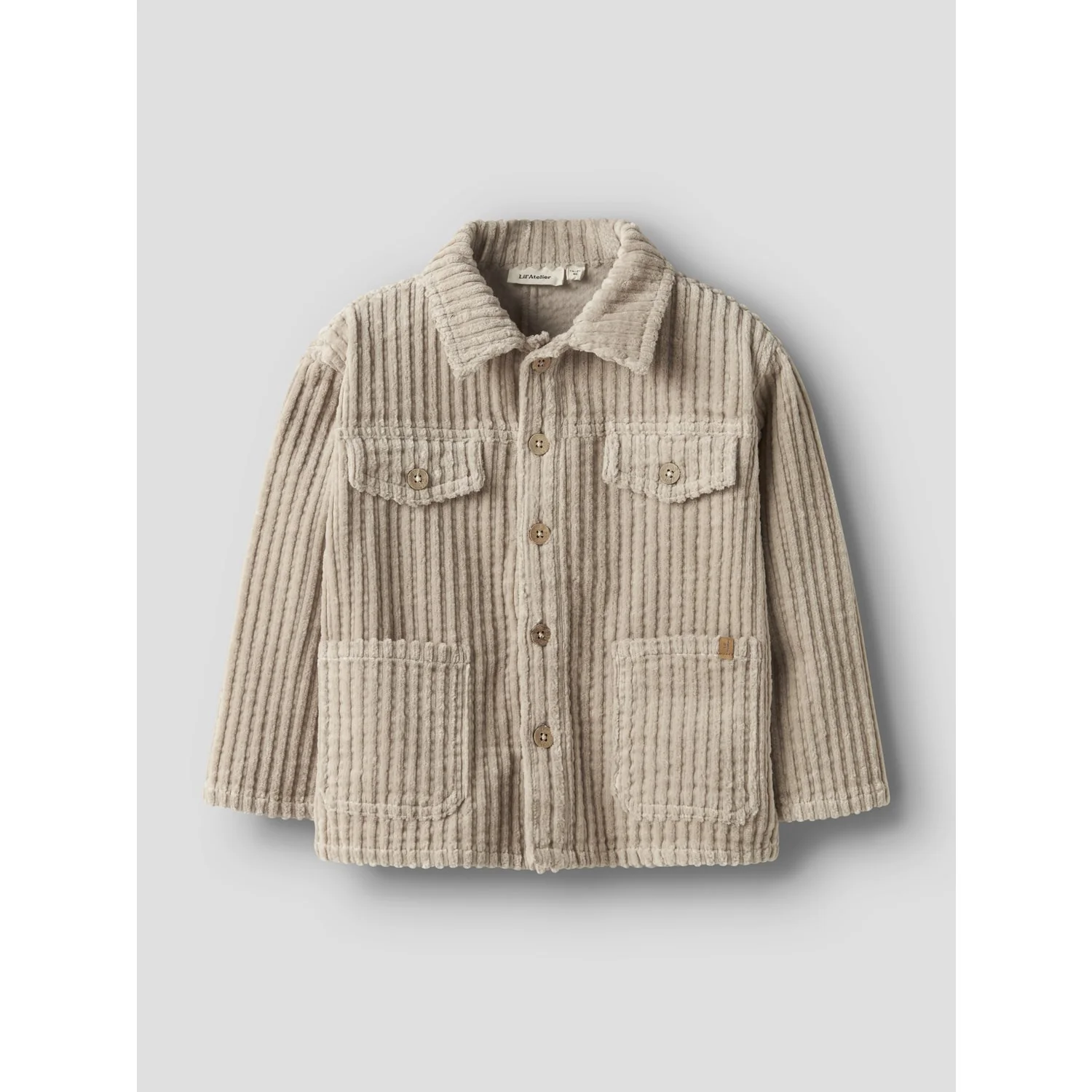 Lil'Atelier Oxford Tan Nmmraul Loose Cord Shirt 5008-Sh R Lil - Image 3