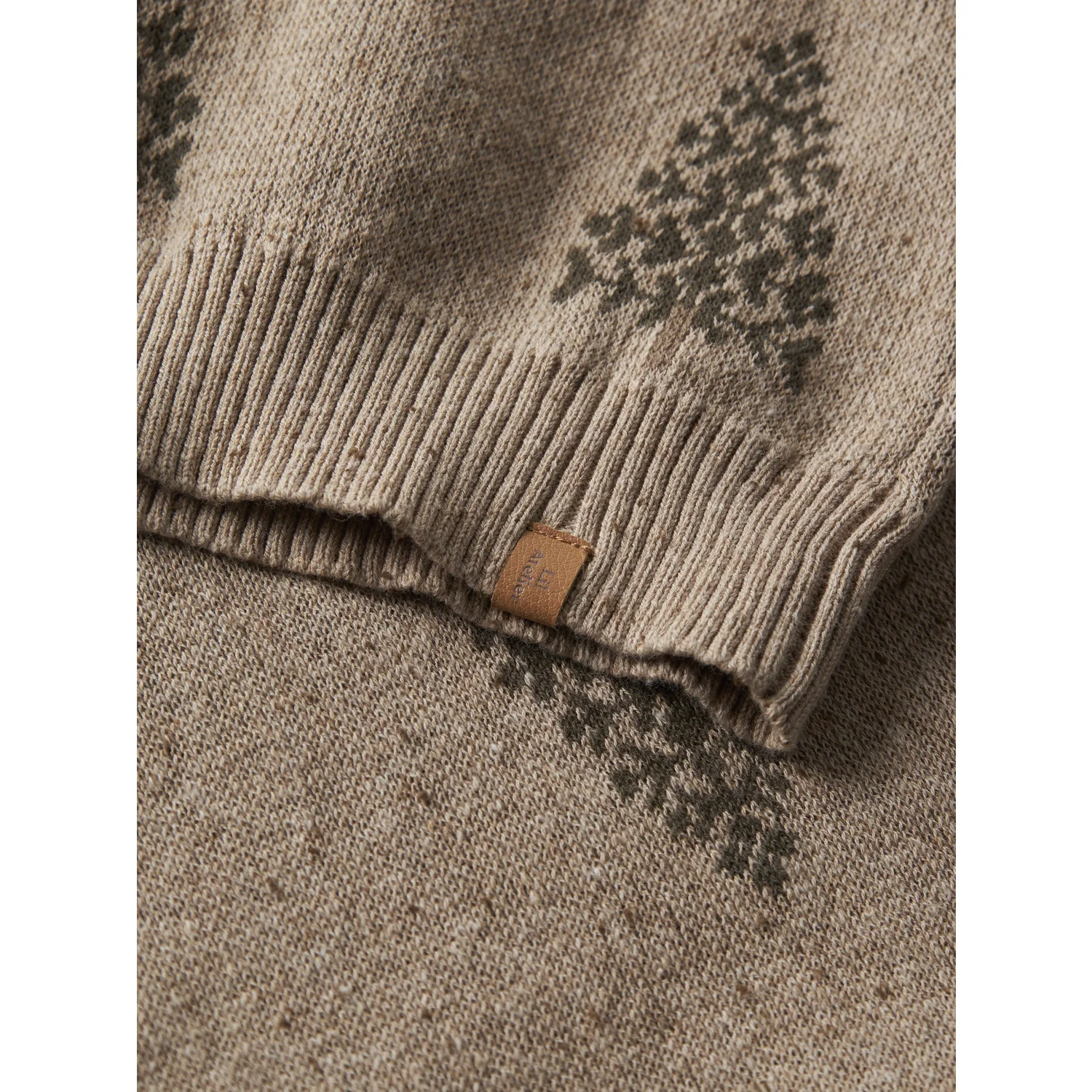 Lil'Atelier Oxford Tan Nmngalto Bob Ls Knit Lil - Image 4