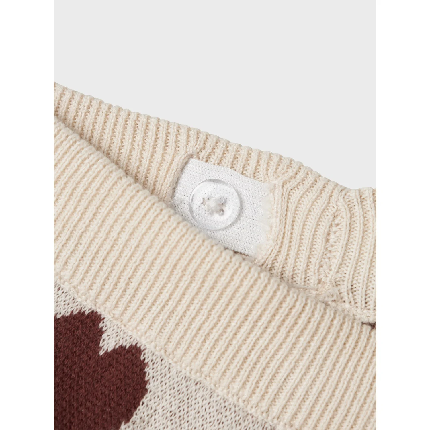 Lil'Atelier Pastel Parchment Nmflamai Wide Knit Ancle Pant Lil - Image 4