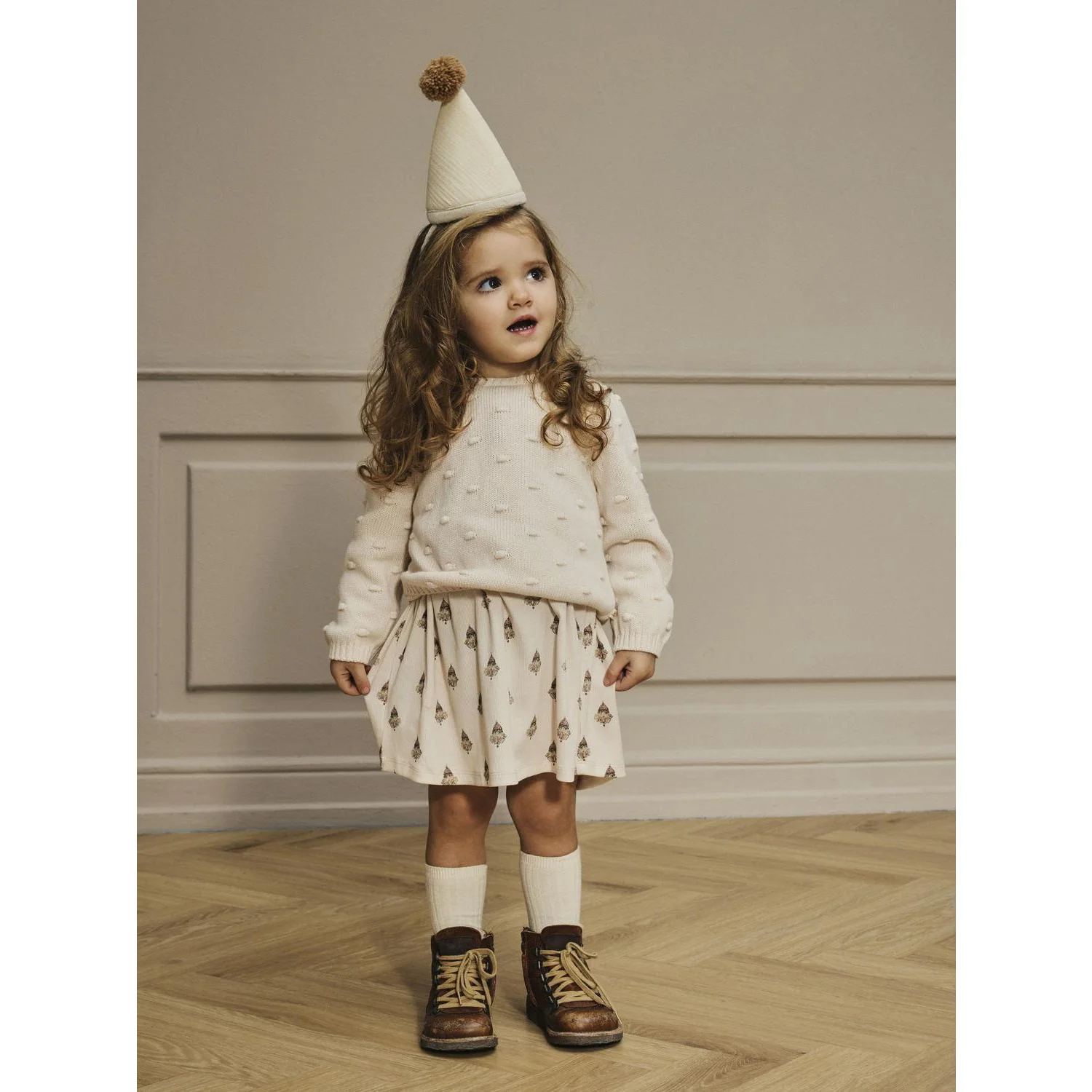 Lil'Atelier Pastel Parchment Nmflavo Emi Ls Dress Lil - Image 2