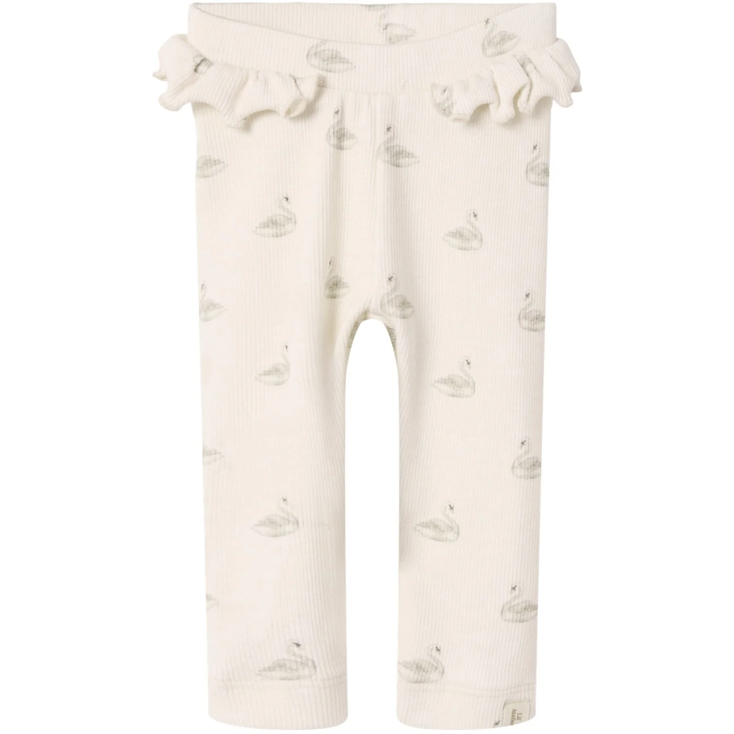 Lil'Atelier Pastel Parchment Swan Nbfgavo Efi Slim Legging Lil Noos