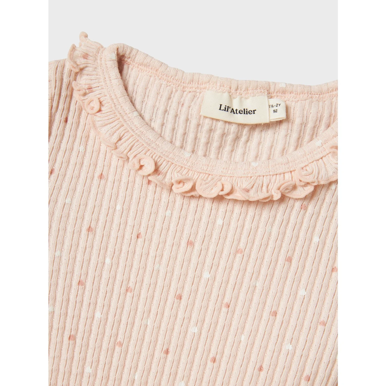 Lil'Atelier Peach Blush Hulla Hua Slim T-Shirt - Image 2