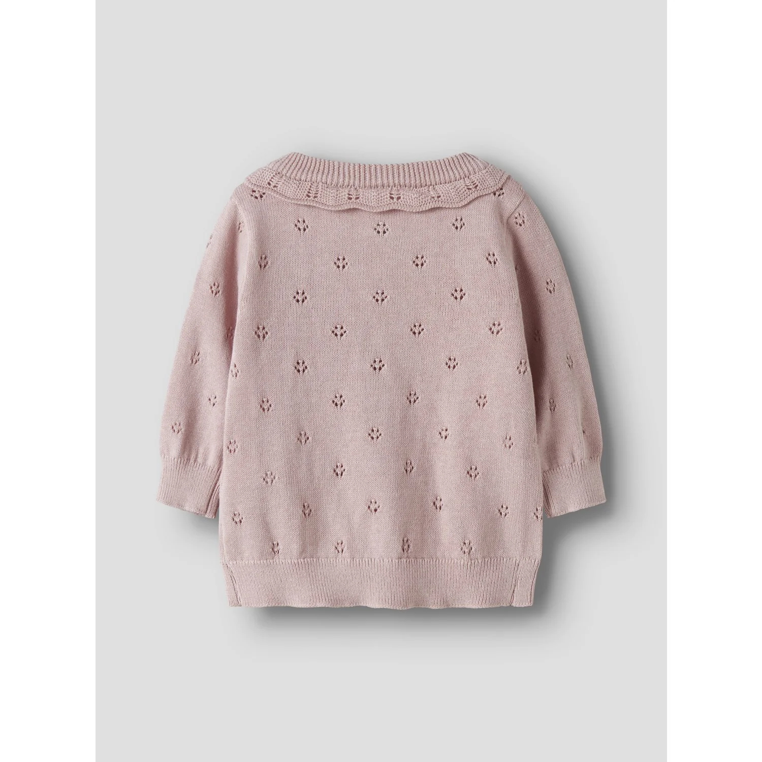 Lil'Atelier Peach Whip Melange Nbfdorina Ls Knit Card Lil - Image 3