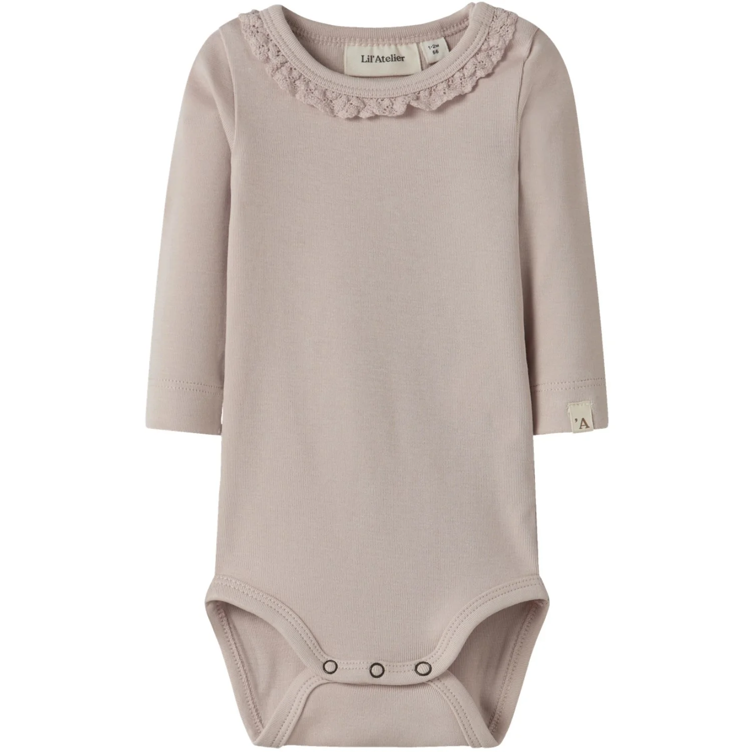 Lil'Atelier Peach Whip Nbflayo Sup Ls Slim Body Solid Lil
