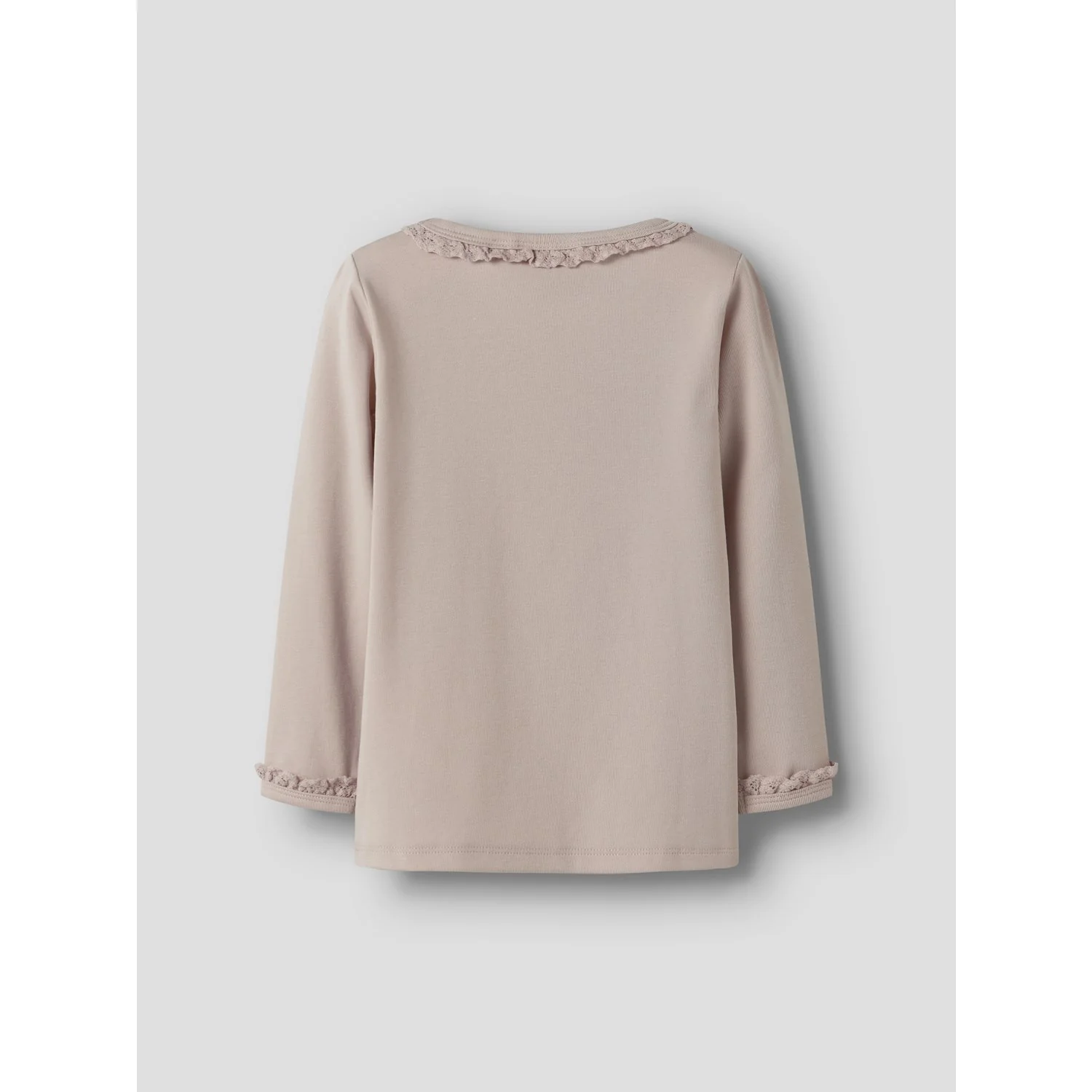 Lil'Atelier Peach Whip Nmflayo Sup Ls Slim Top Solid Lil - Image 3