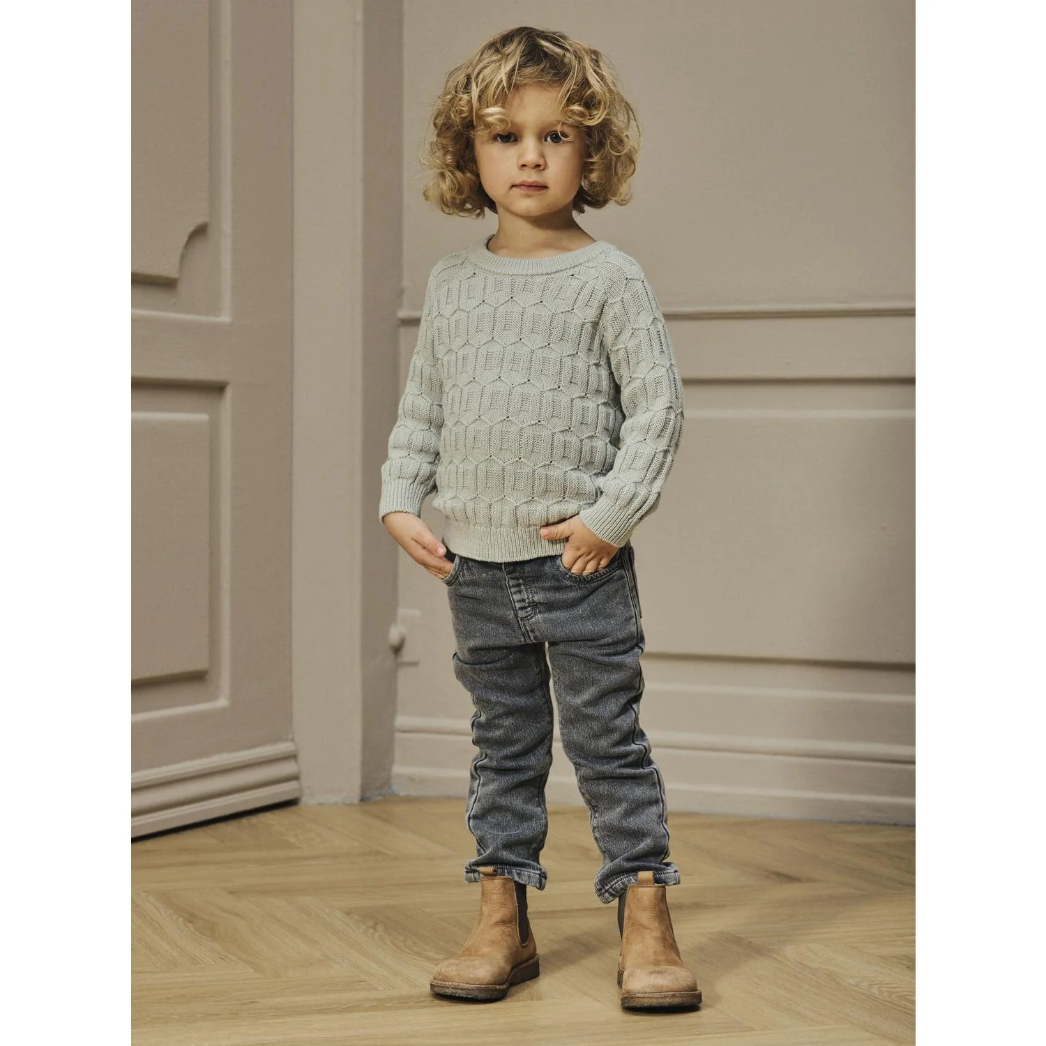 Lil'Atelier Pigeon Nmmollie Ls Knit Lil - Image 2